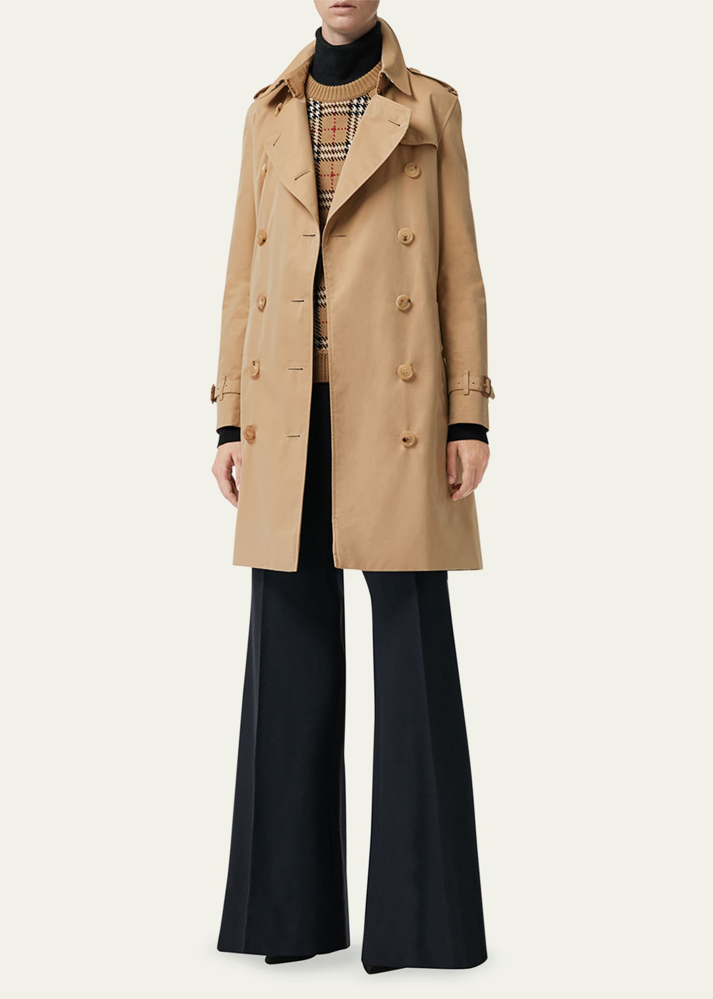 Burberry Kensington Heritage Belted Trench Coat - Bergdorf Goodman