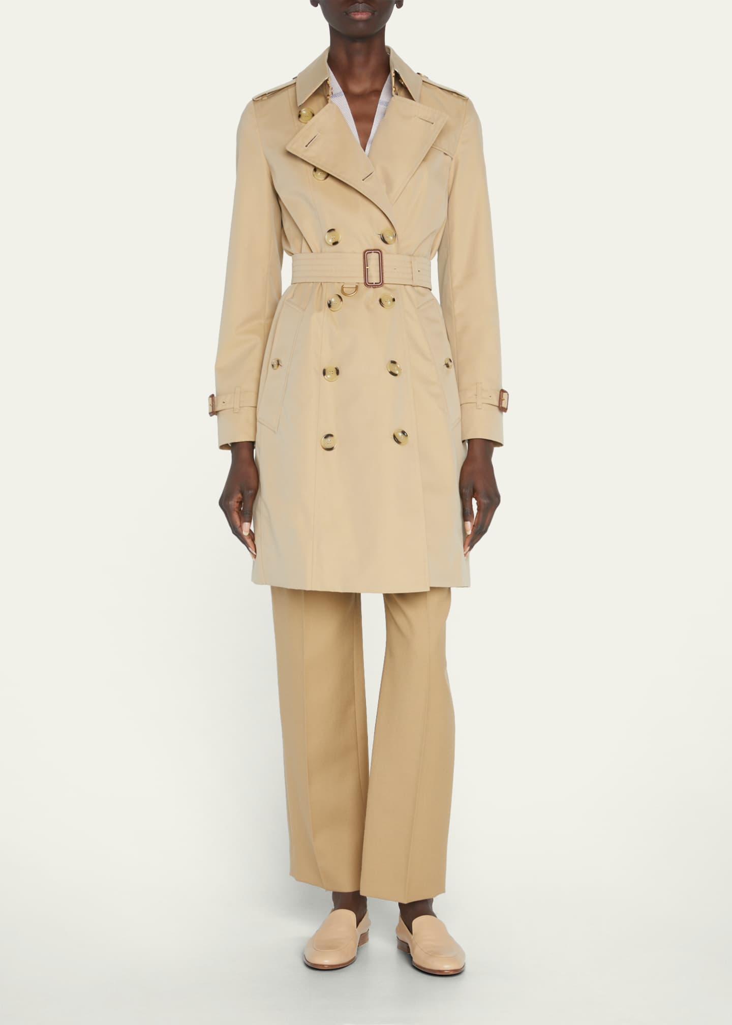 Burberry Chelsea Heritage Slim-Fit Trench Coat - Bergdorf Goodman