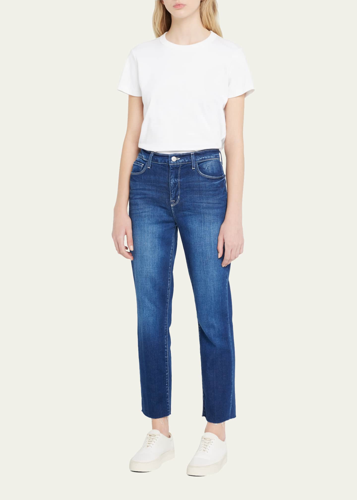 L'Agence Sada Cropped Slim Jeans - Bergdorf Goodman