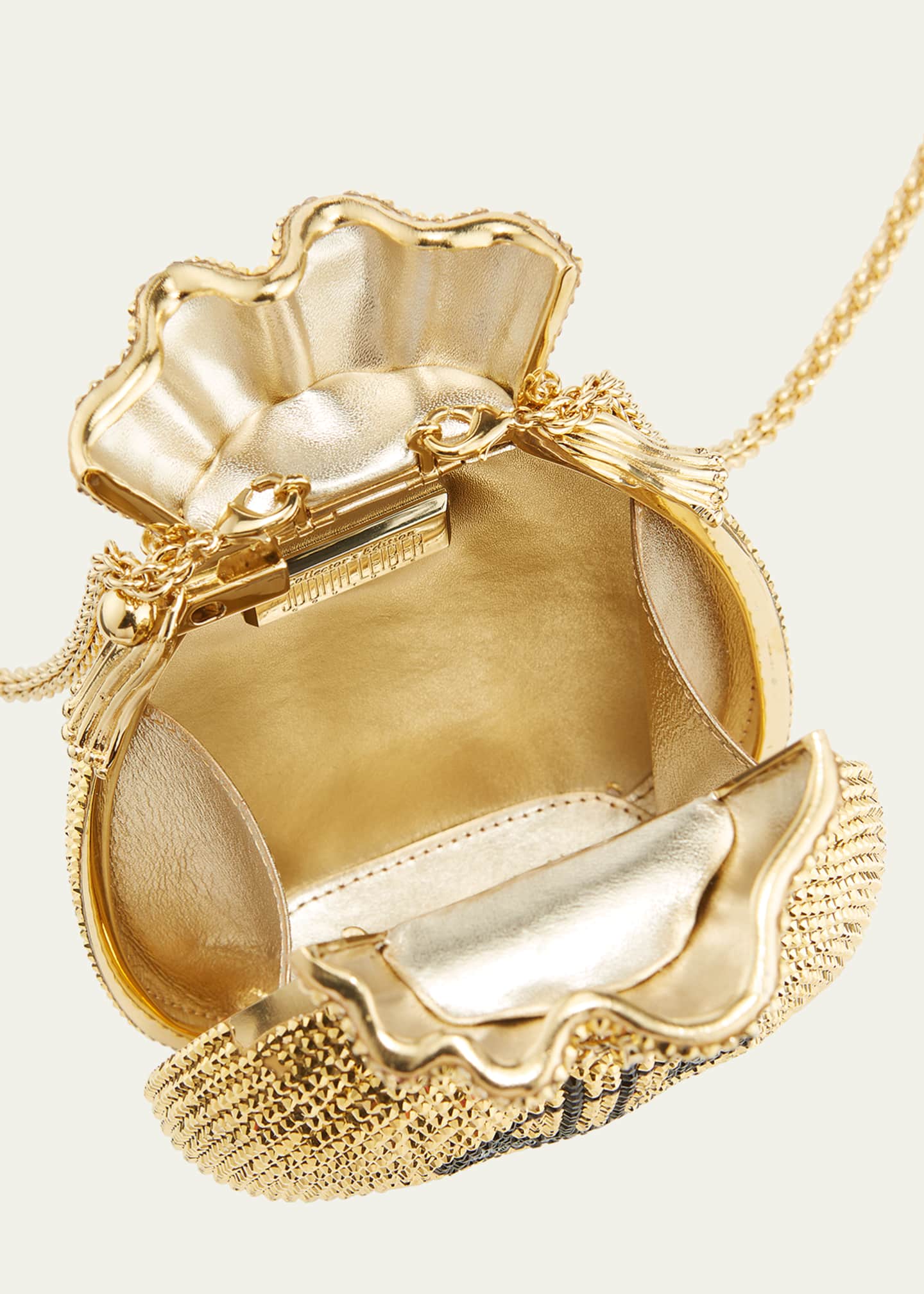 Judith Leiber Money Bags Clutch Gold
