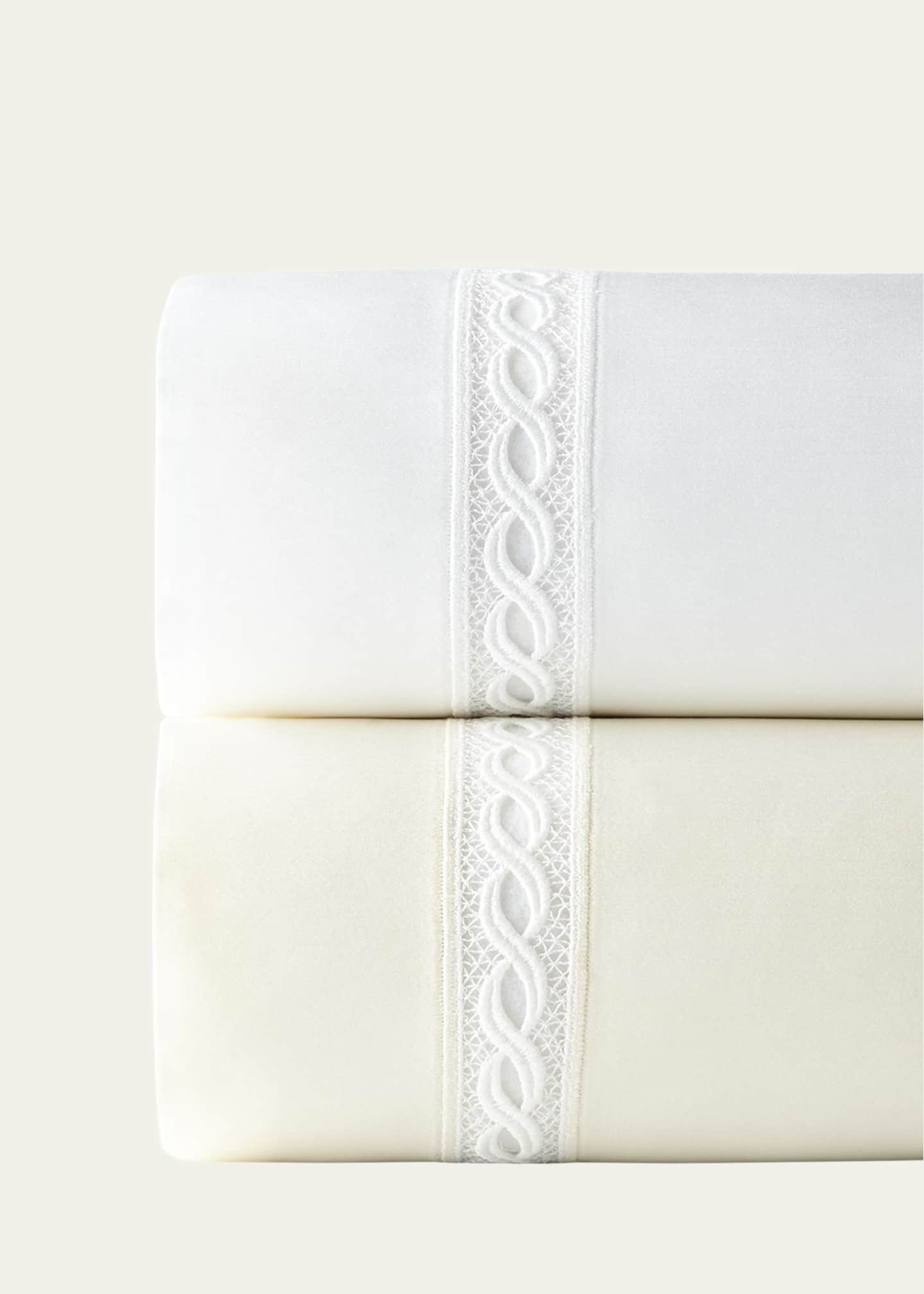 Sferra Millesimo King Sateen Flat Sheet