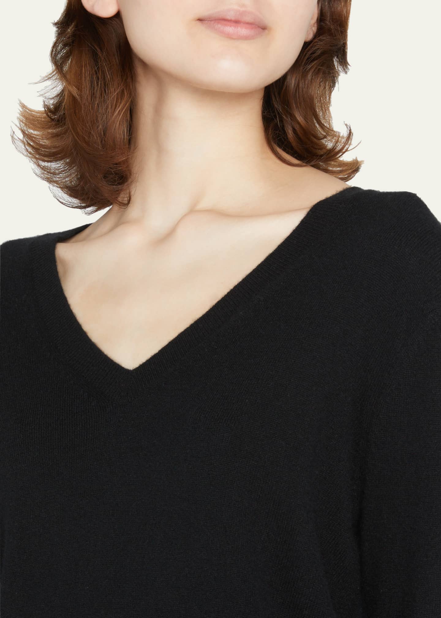 Vince Weekend V Neck Cashmere Pullover Sweater