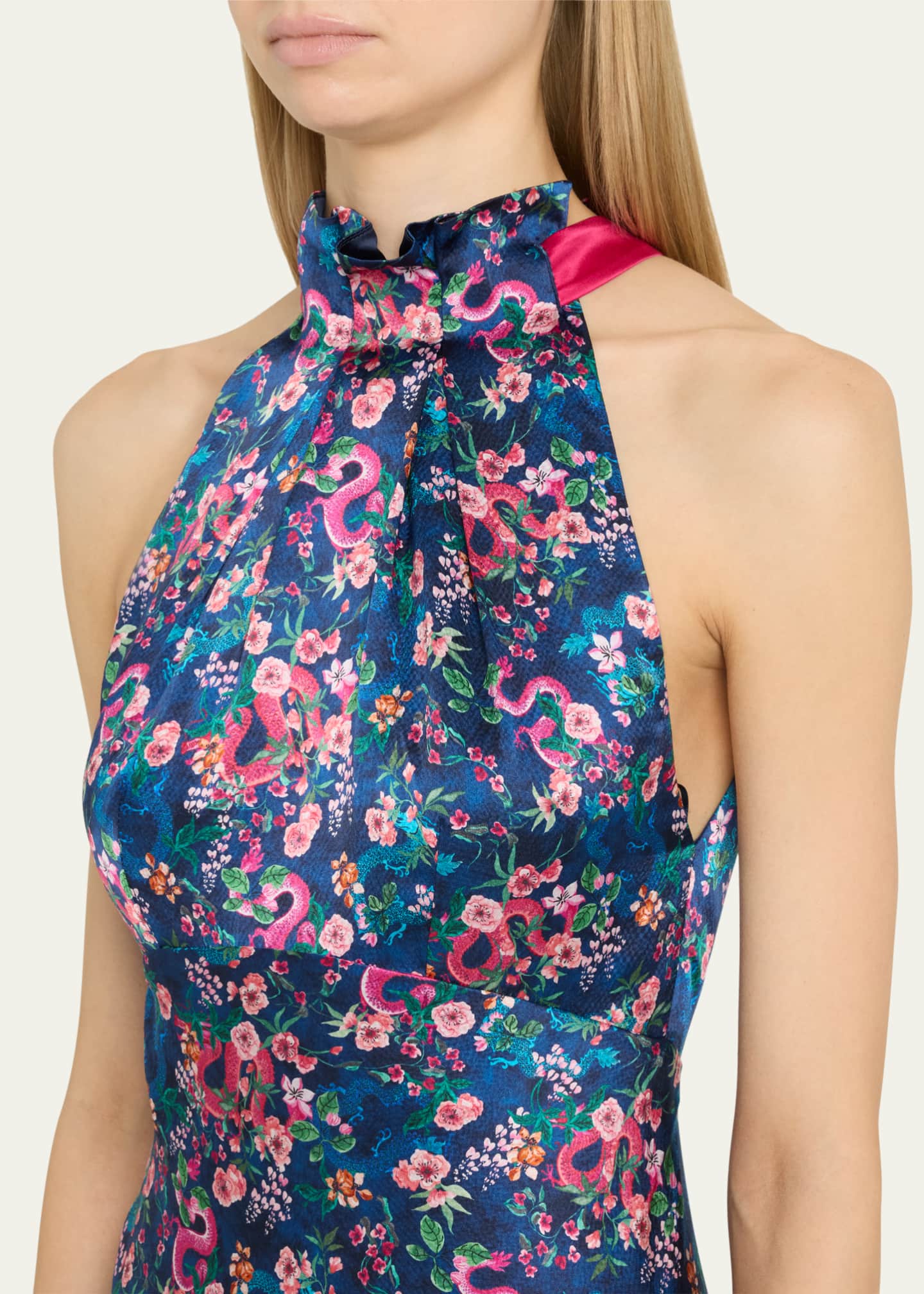 Saloni Michelle High-Neck Gown Image 5 of 5