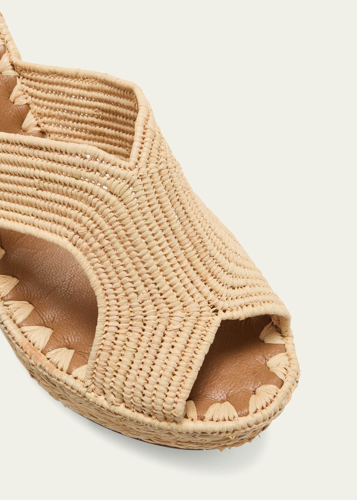 Carrie Forbes Lina Cutout Slide Wedge Sandals Image 5 of 5
