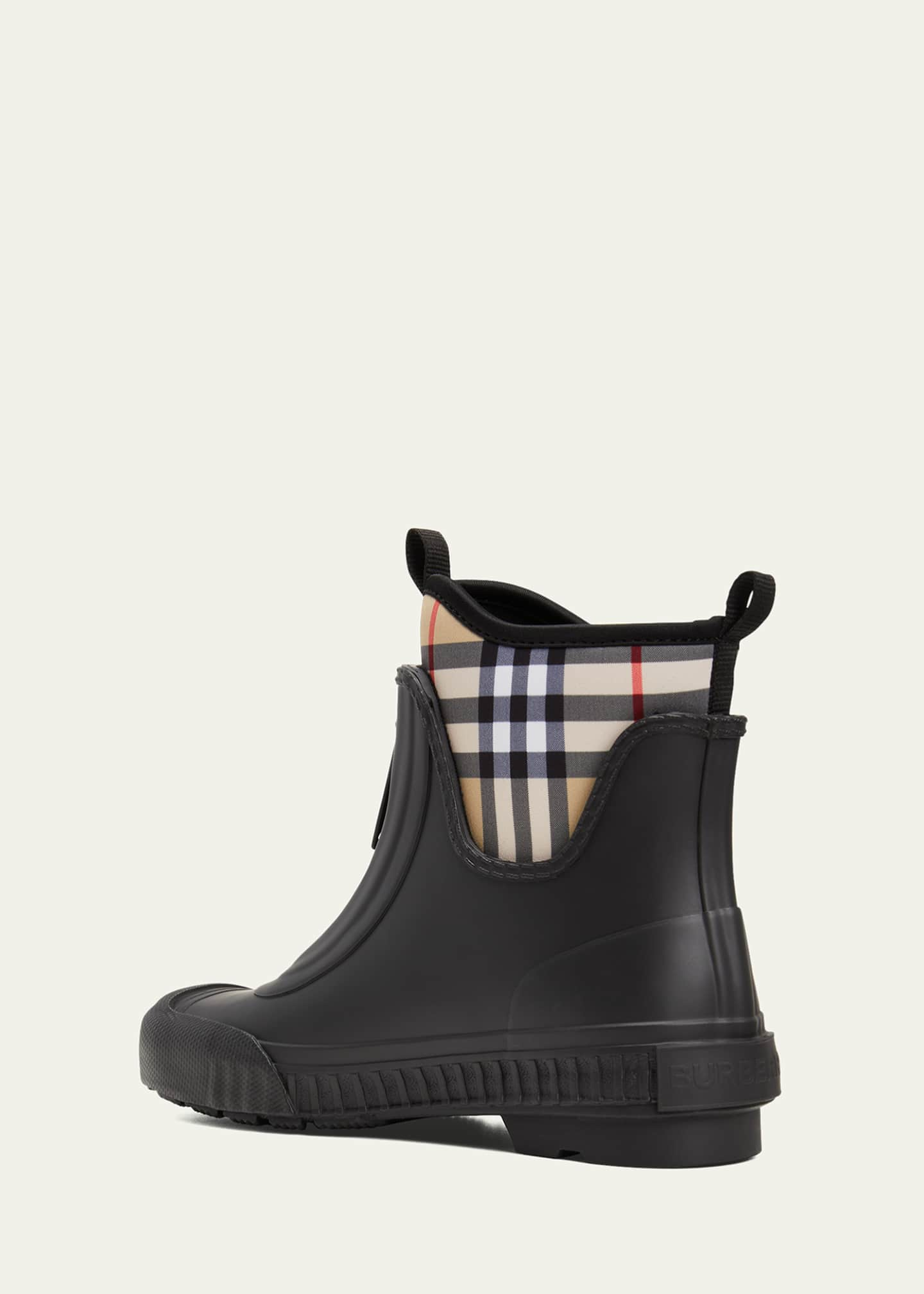 Burberry Kids Mini Flinton Check Rain Boots