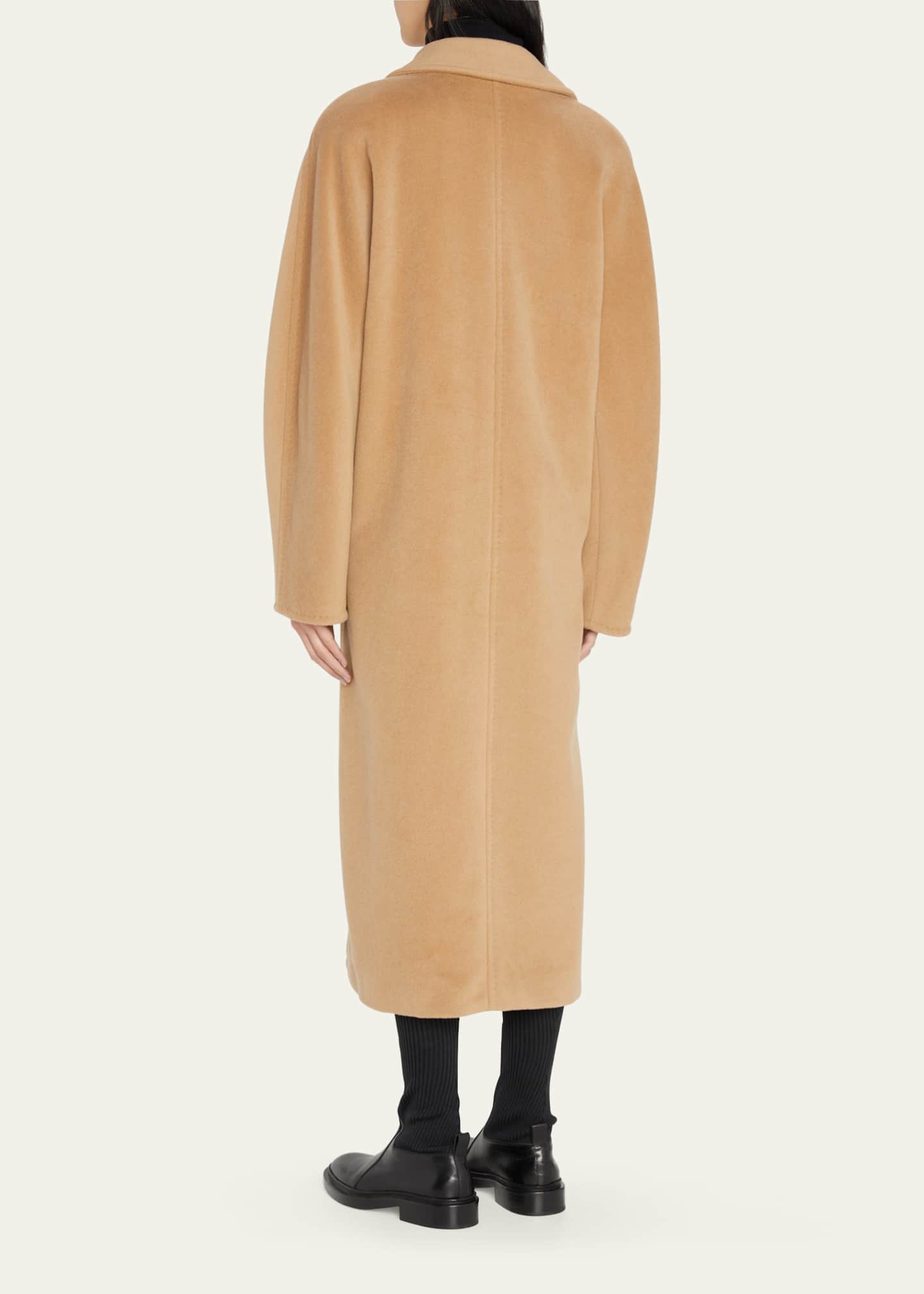 Max Mara Wool-Cashmere Double-Breasted Madame Coat Image 3 of 5