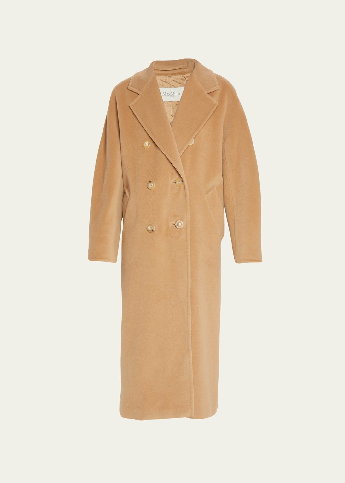 Max Mara Wool-Cashmere Double-Breasted Madame Coat Image 1 of 5