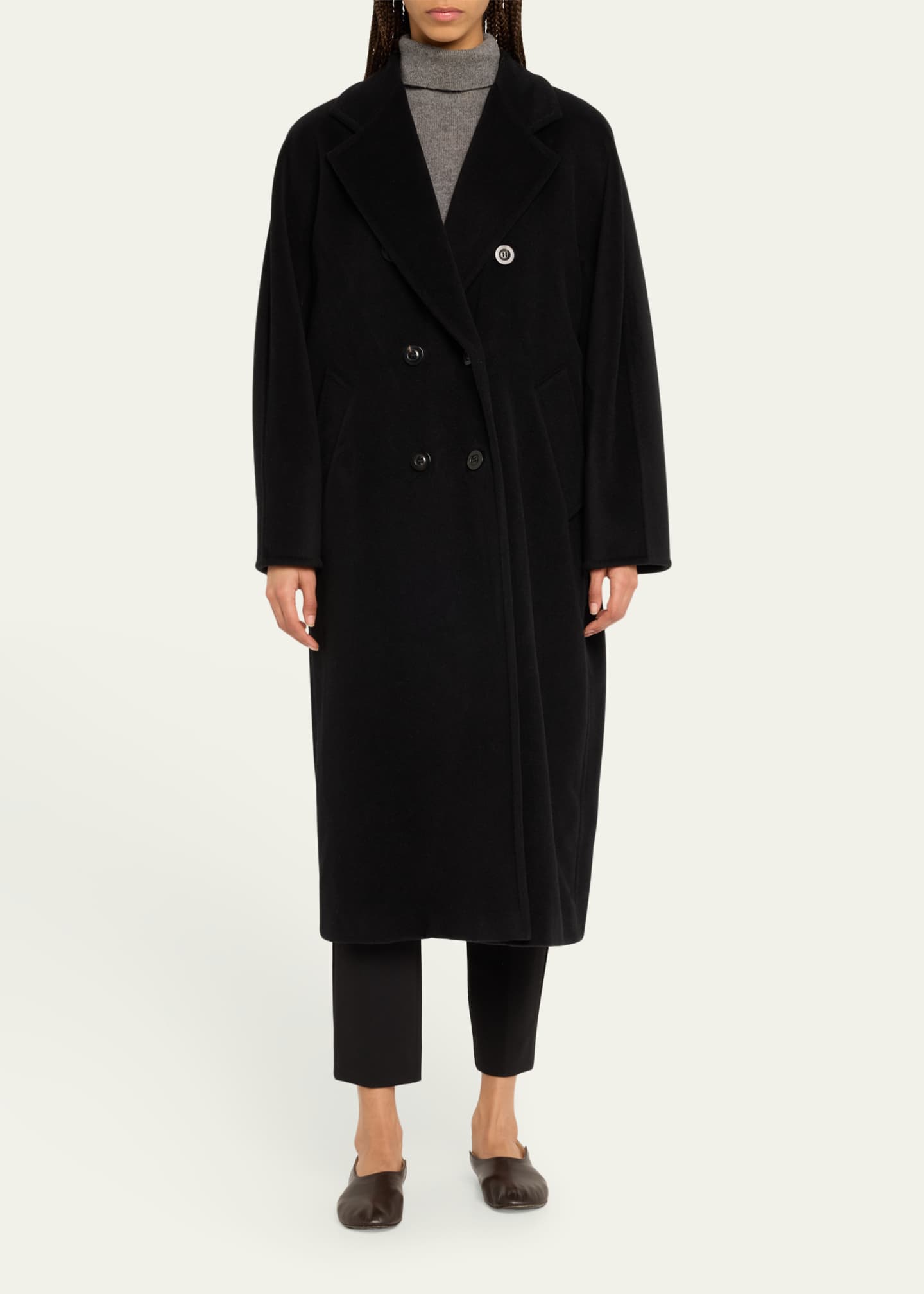 Max Mara Wool-Cashmere Belted Madame Coat - Bergdorf Goodman