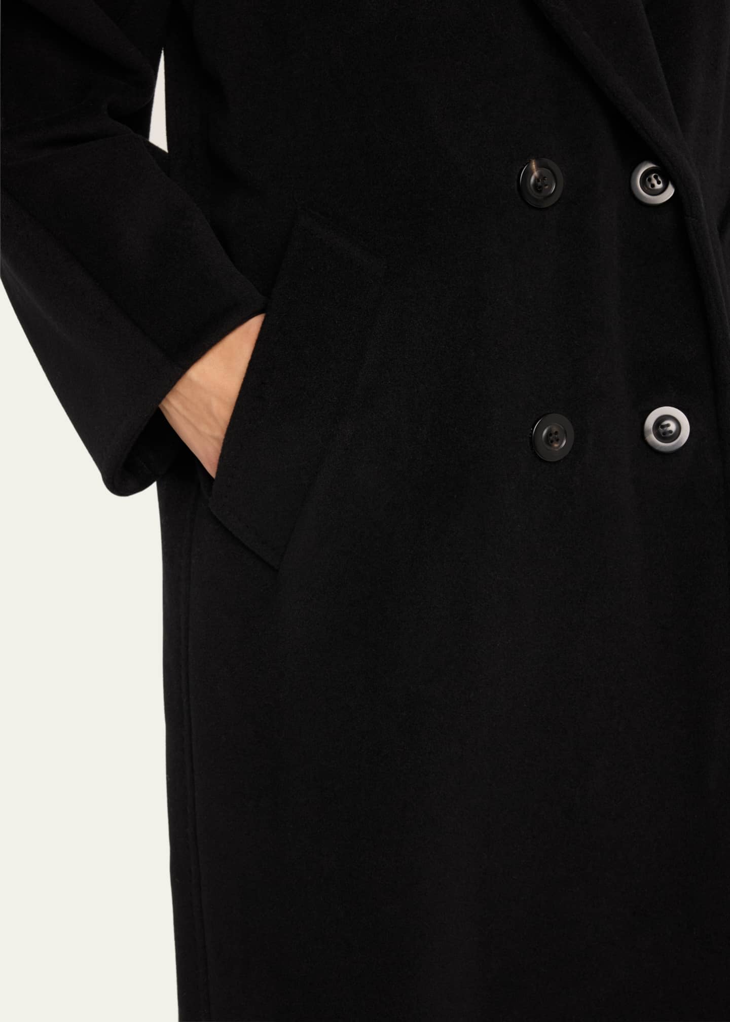 Max Mara Wool-Cashmere Belted Madame Coat Image 5 of 5