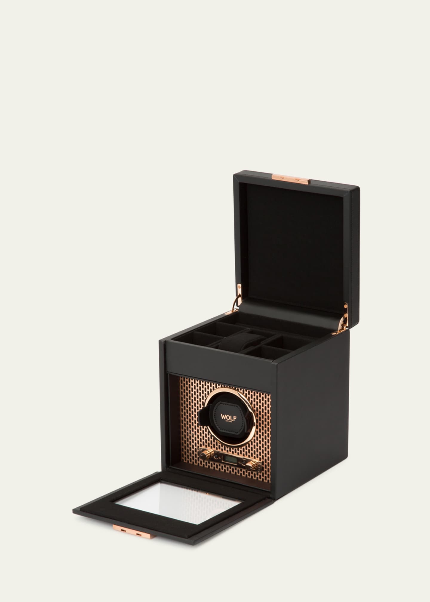 WOLF Axis Single Watch Winder with Storage Image 3 of 4
