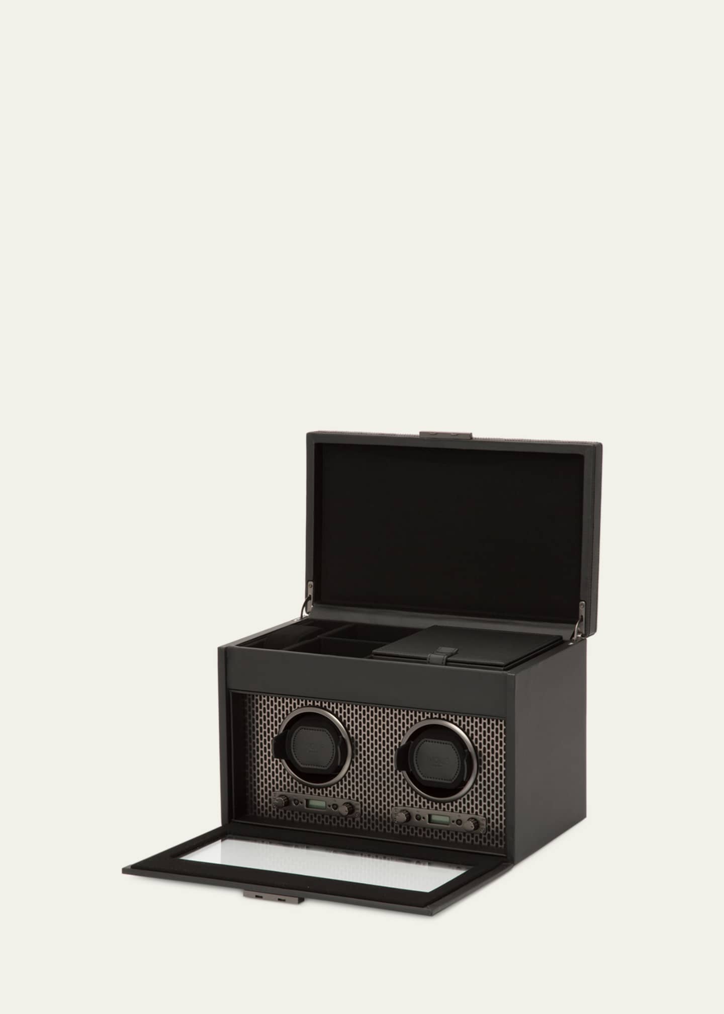 WOLF Axis Double Watch Winder with Storage Image 3 of 4