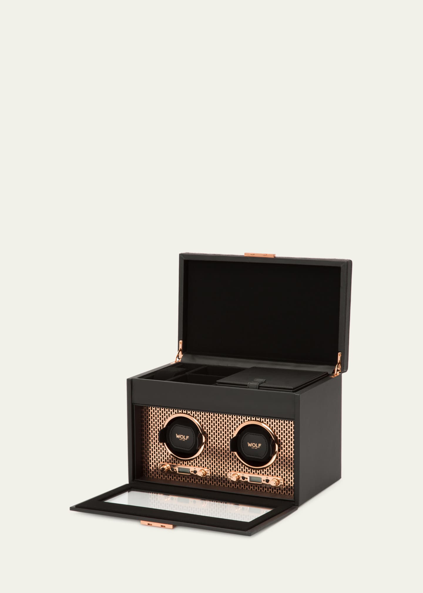 WOLF Axis Double Watch Winder with Storage Image 4 of 5
