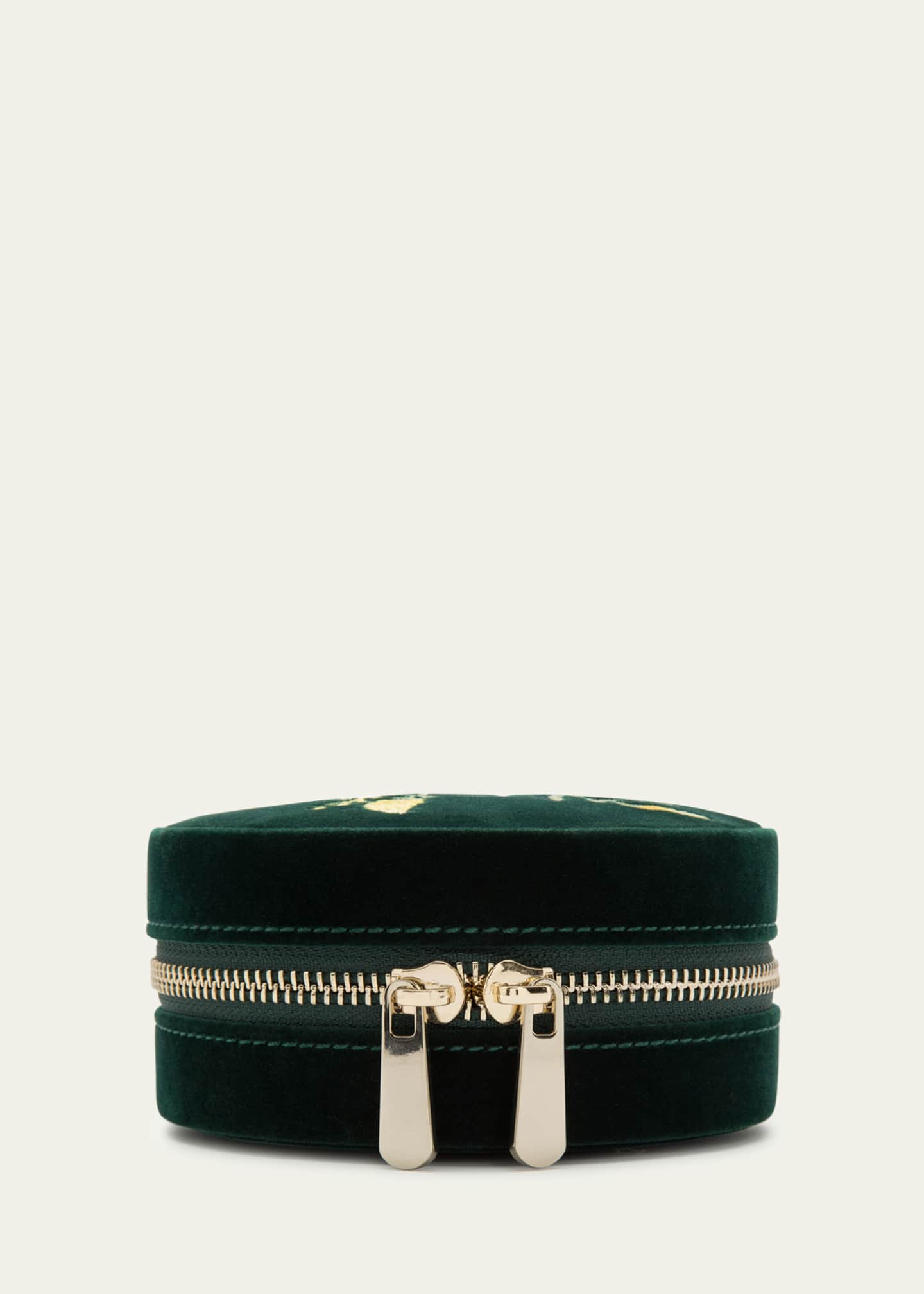 WOLF Zoe Round Travel Jewelry Case Bergdorf Goodman