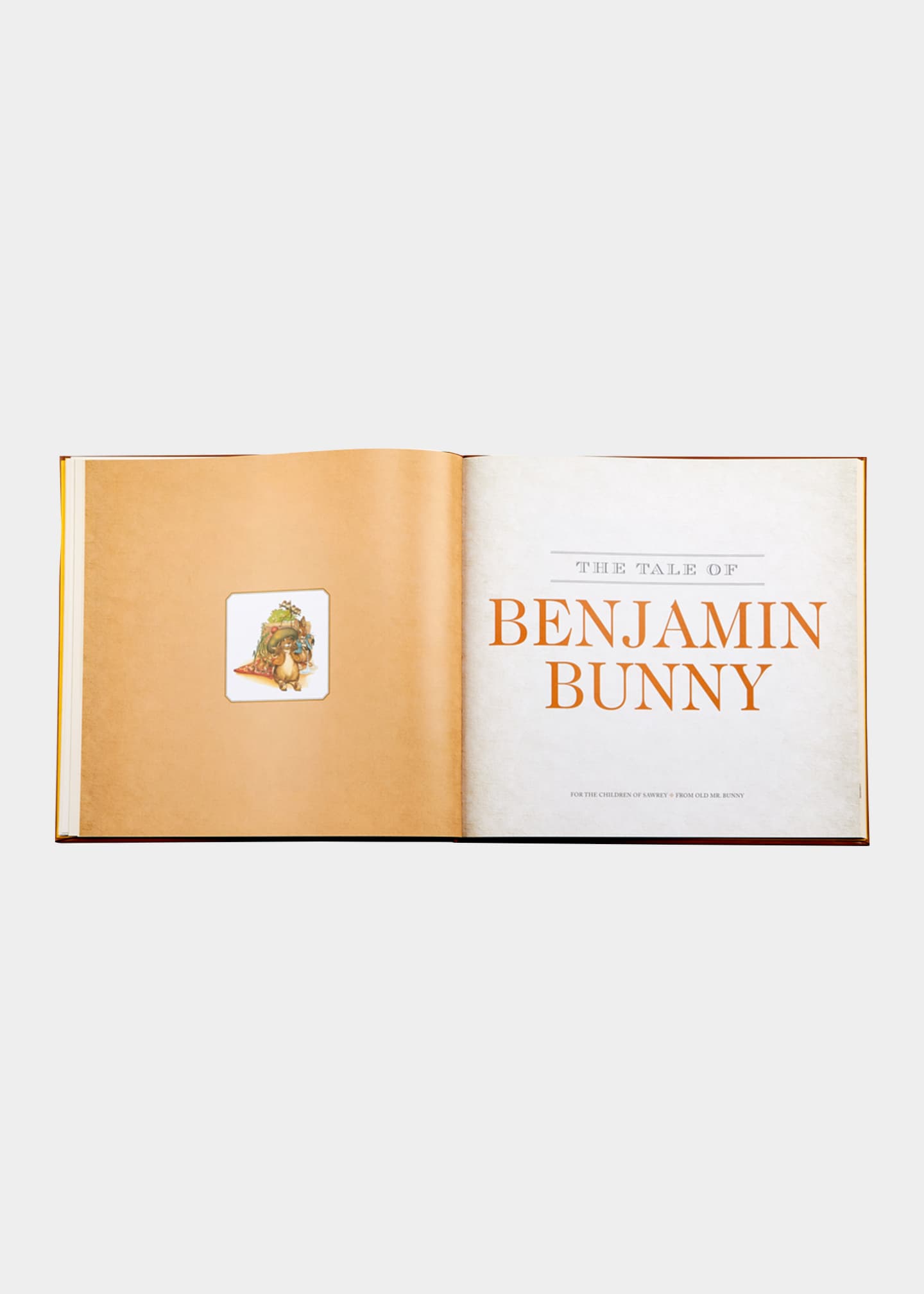 Graphic Image "The Classic Tale of Peter Rabbit" Book in Genuine Leather Image 2 of 2
