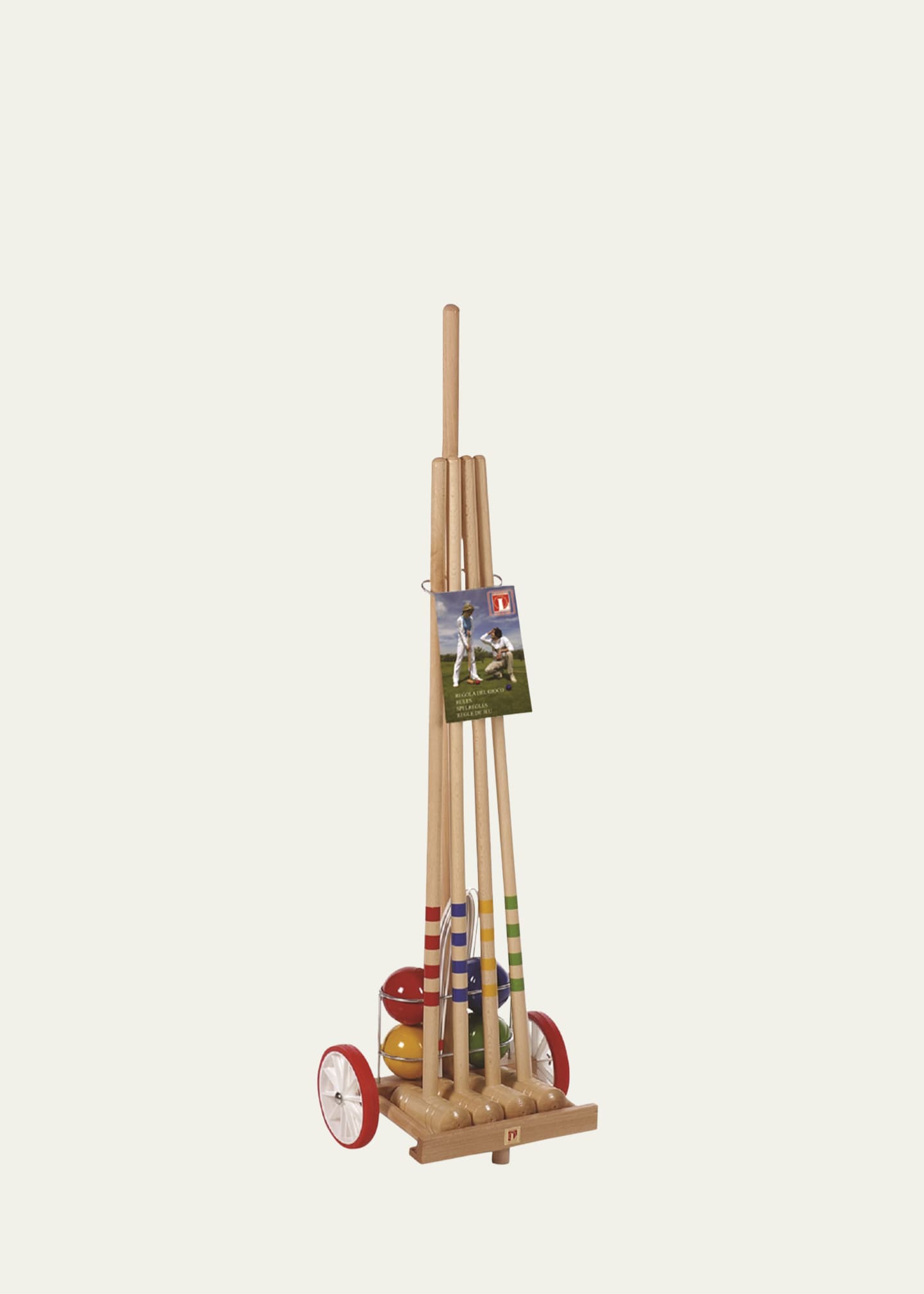 Kettler Kids' Croquet Set with Trolley Cart