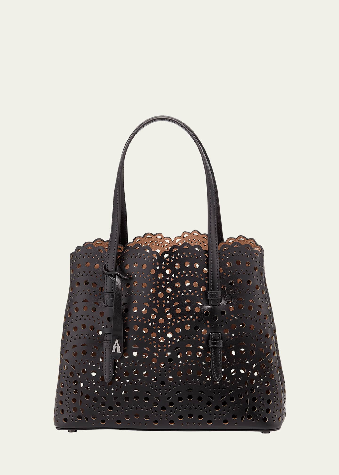 ALAIA Mina 25 Laser Cut Tote Bag Bergdorf Goodman