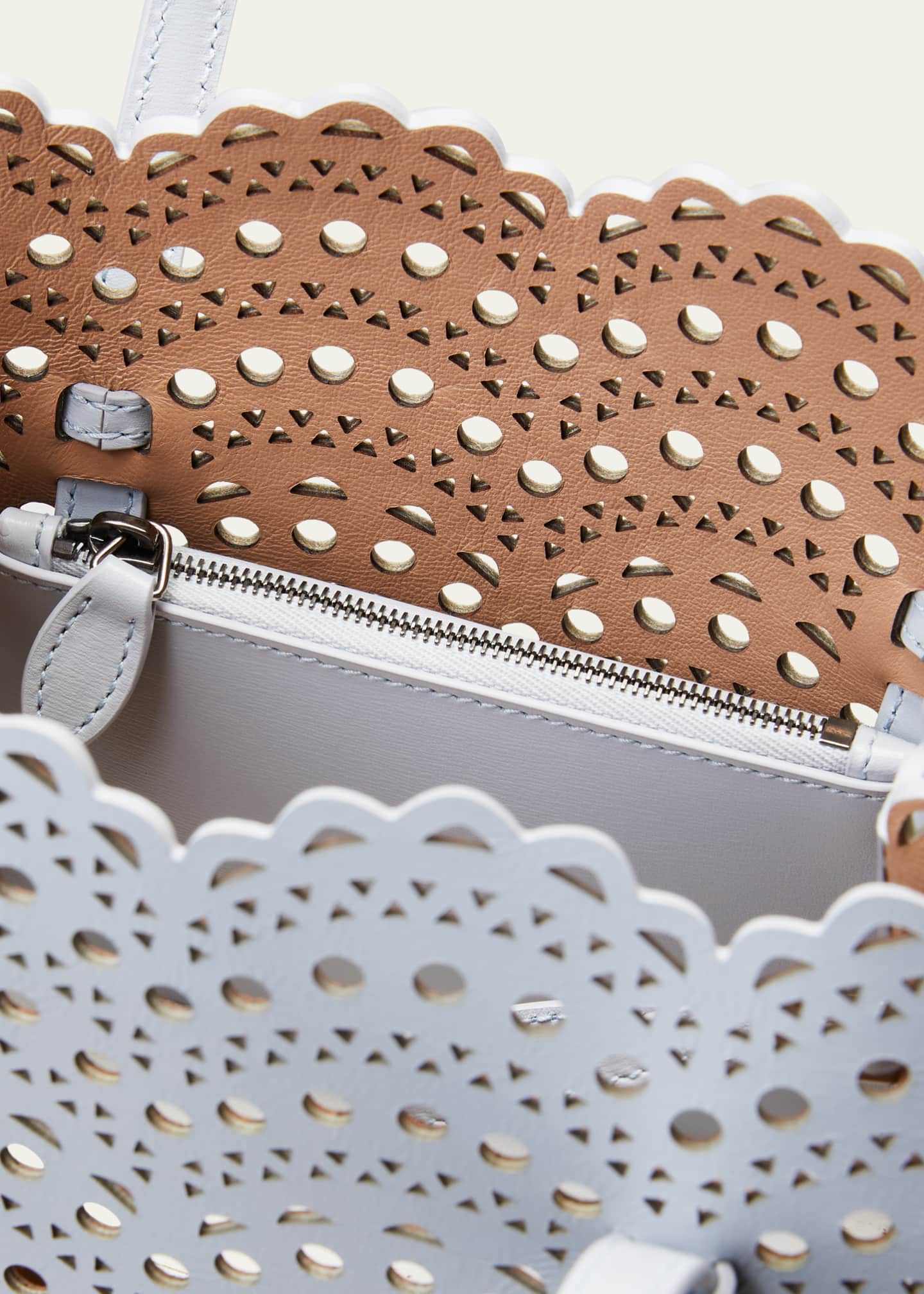 ALAIA Mina 25 Laser Cut Tote Bag Bergdorf Goodman