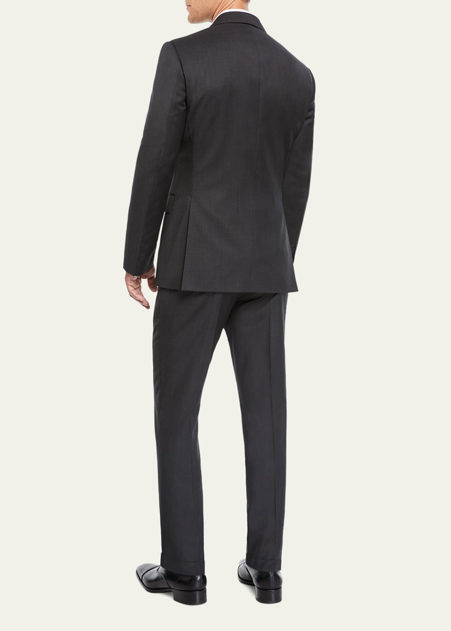 Ralph Lauren Purple Label Men's Two-Piece Basic Wool Suit Image 2 of 4