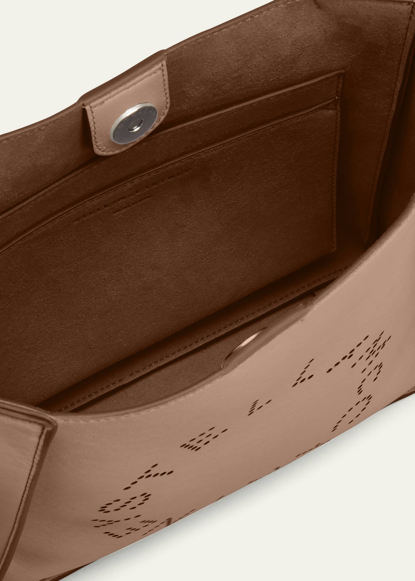 Stella McCartney Mini Logo Vegan Leather Bucket Crossbody Bag Image 3 of 6