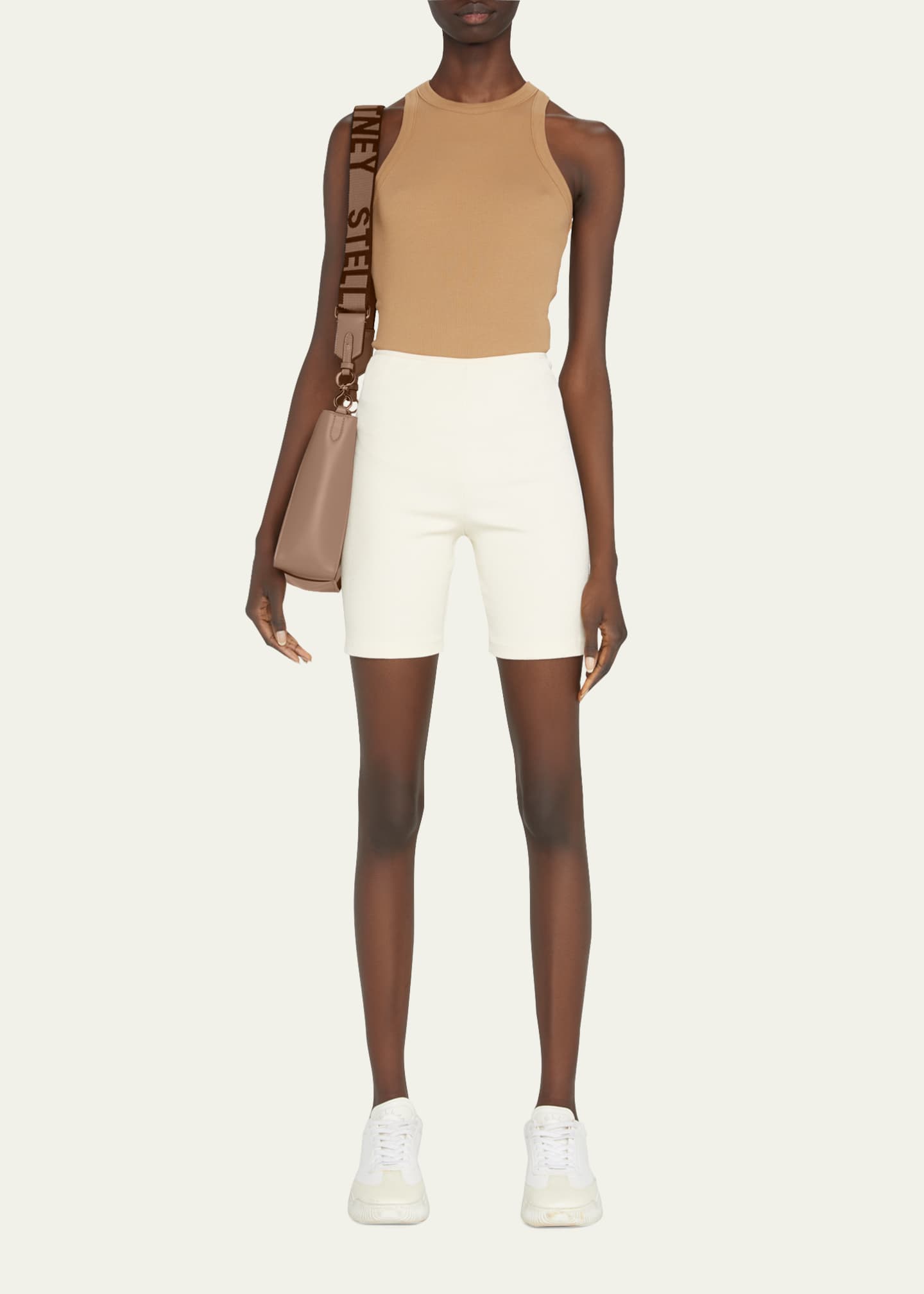 Stella McCartney Mini Logo Vegan Leather Bucket Crossbody Bag Image 5 of 6