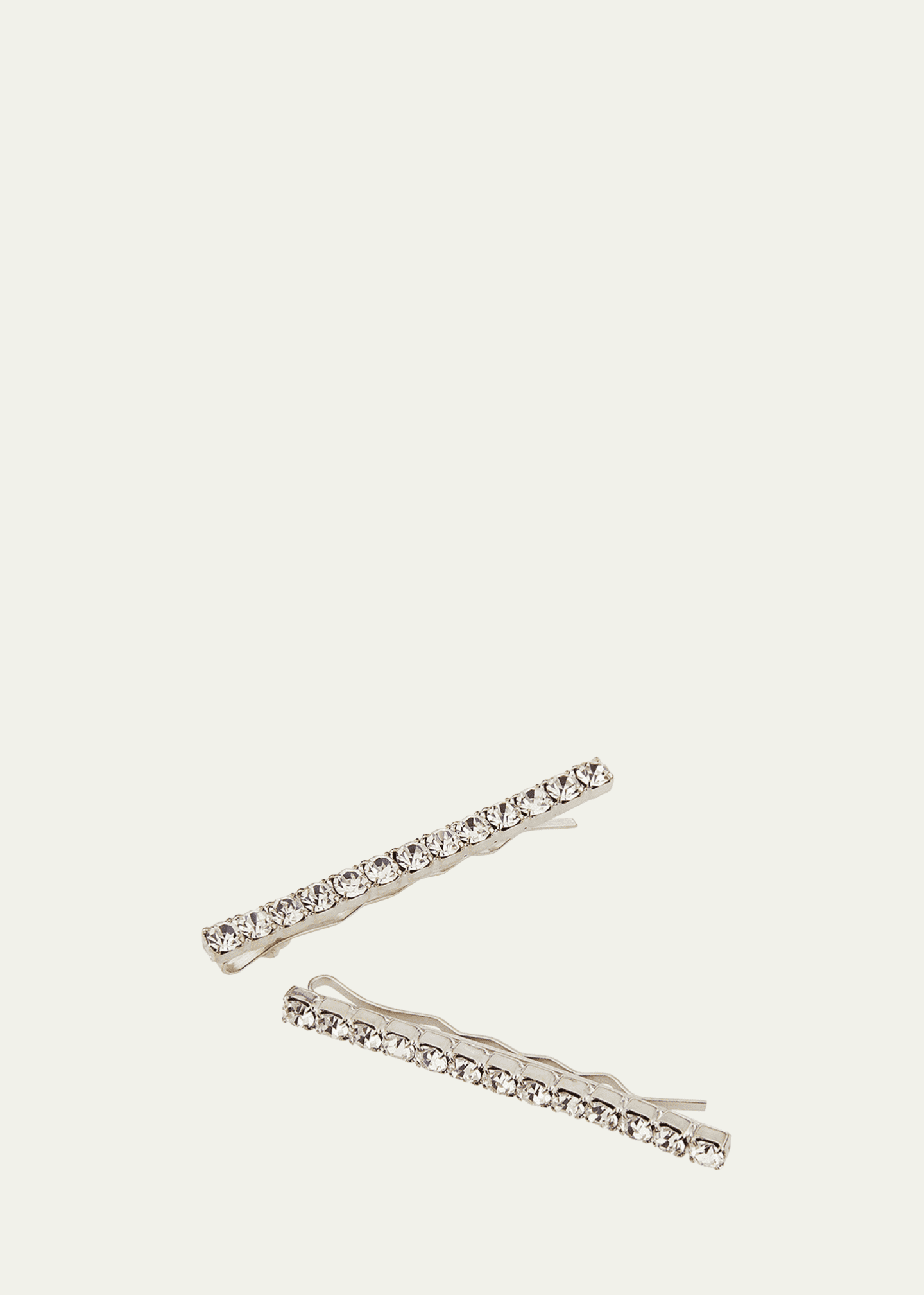 Jennifer Behr Gwen Crystal Bobby Pins, Set of 2 Image 2 of 2