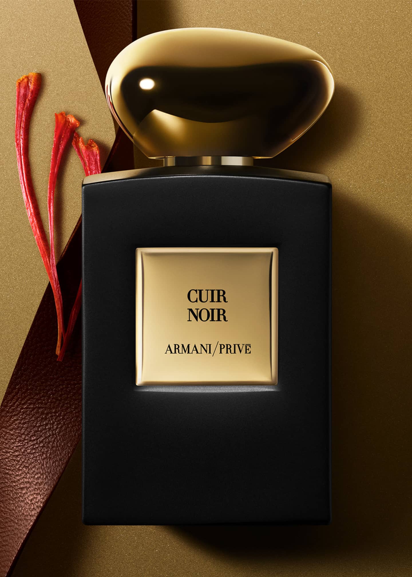Giorgio armani prive cuir noir cheap