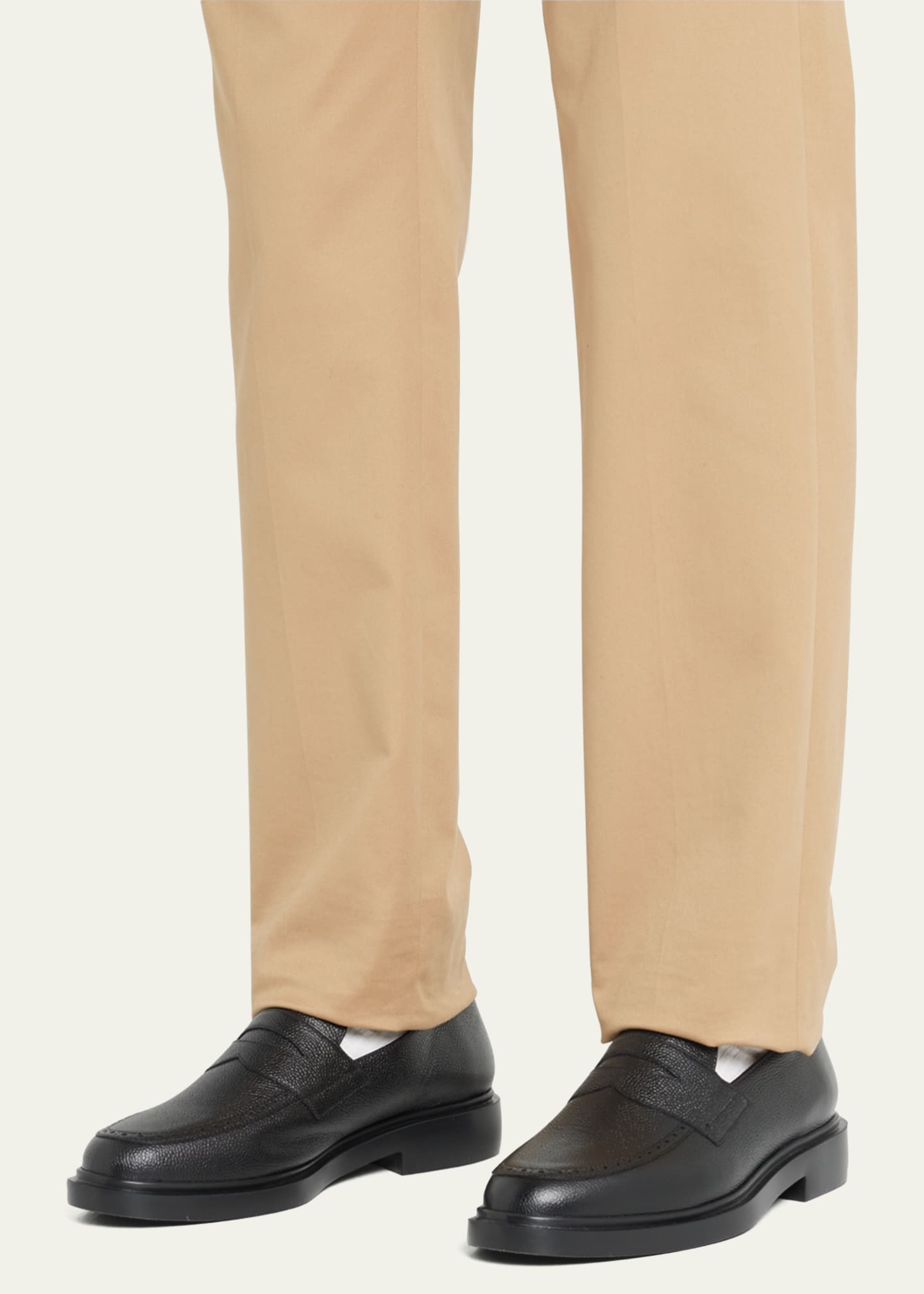 Thom Browne colour-block penny loafers