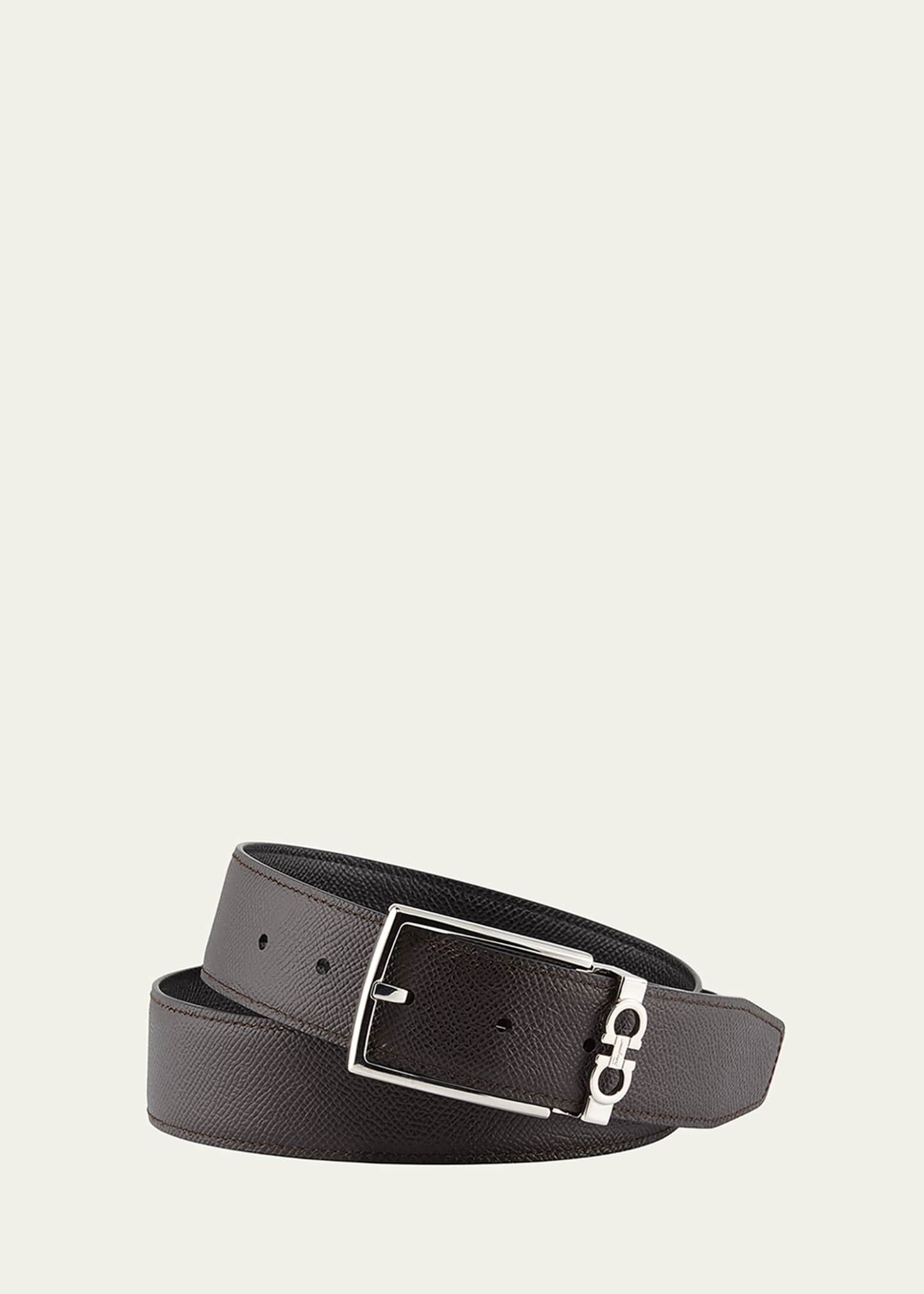 Salvatore ferragamo reversible leather belt best sale