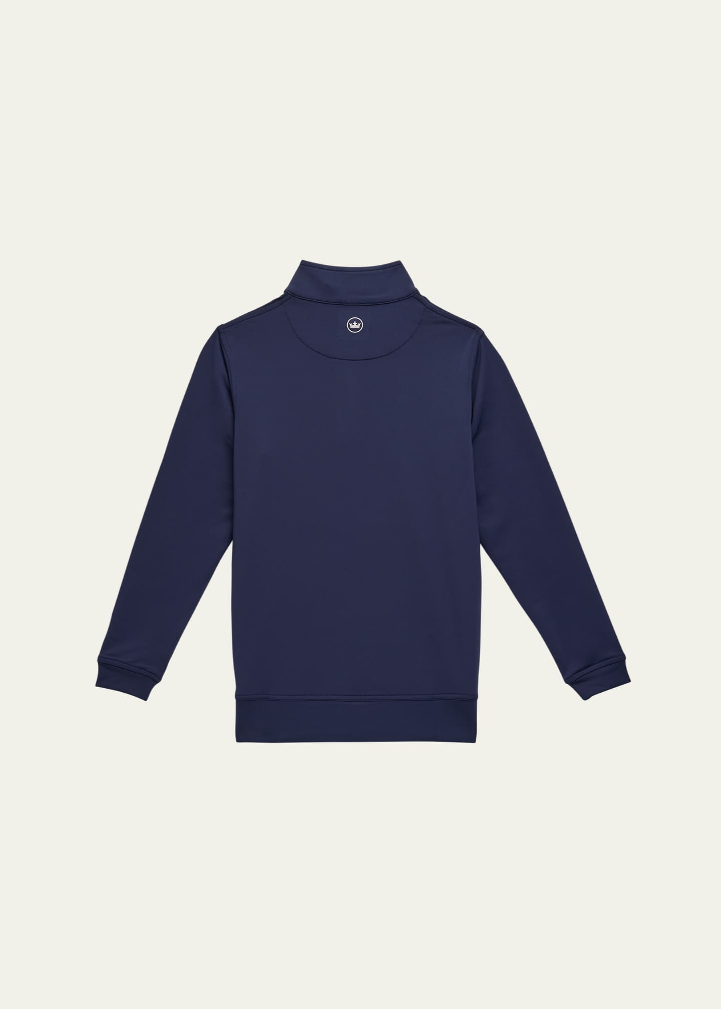 Peter Millar Stretch Terry Quarter Zip Popover, Youth Image 2 of 3