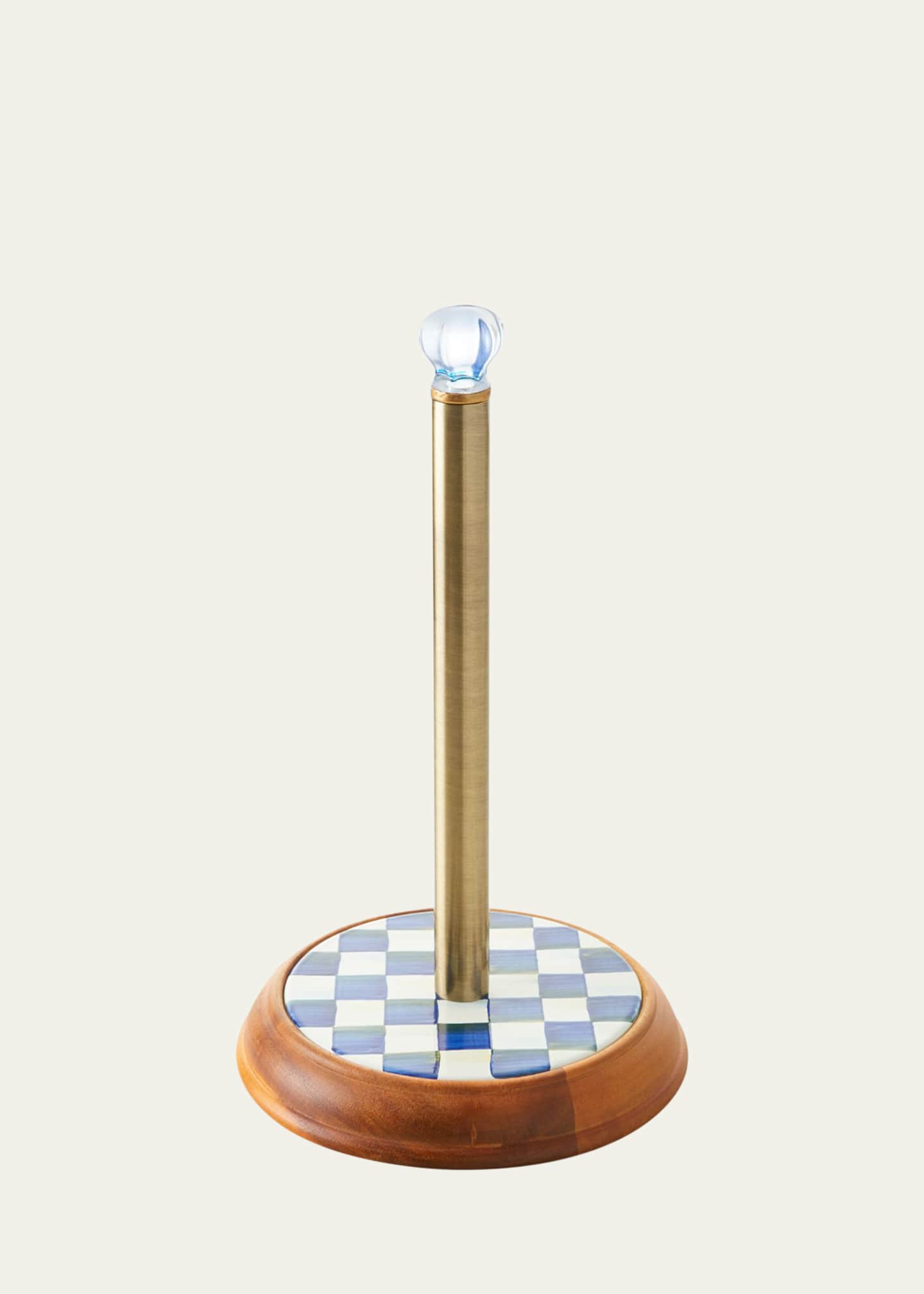 MacKenzieChilds Royal Check Paper Towel Holder Bergdorf Goodman