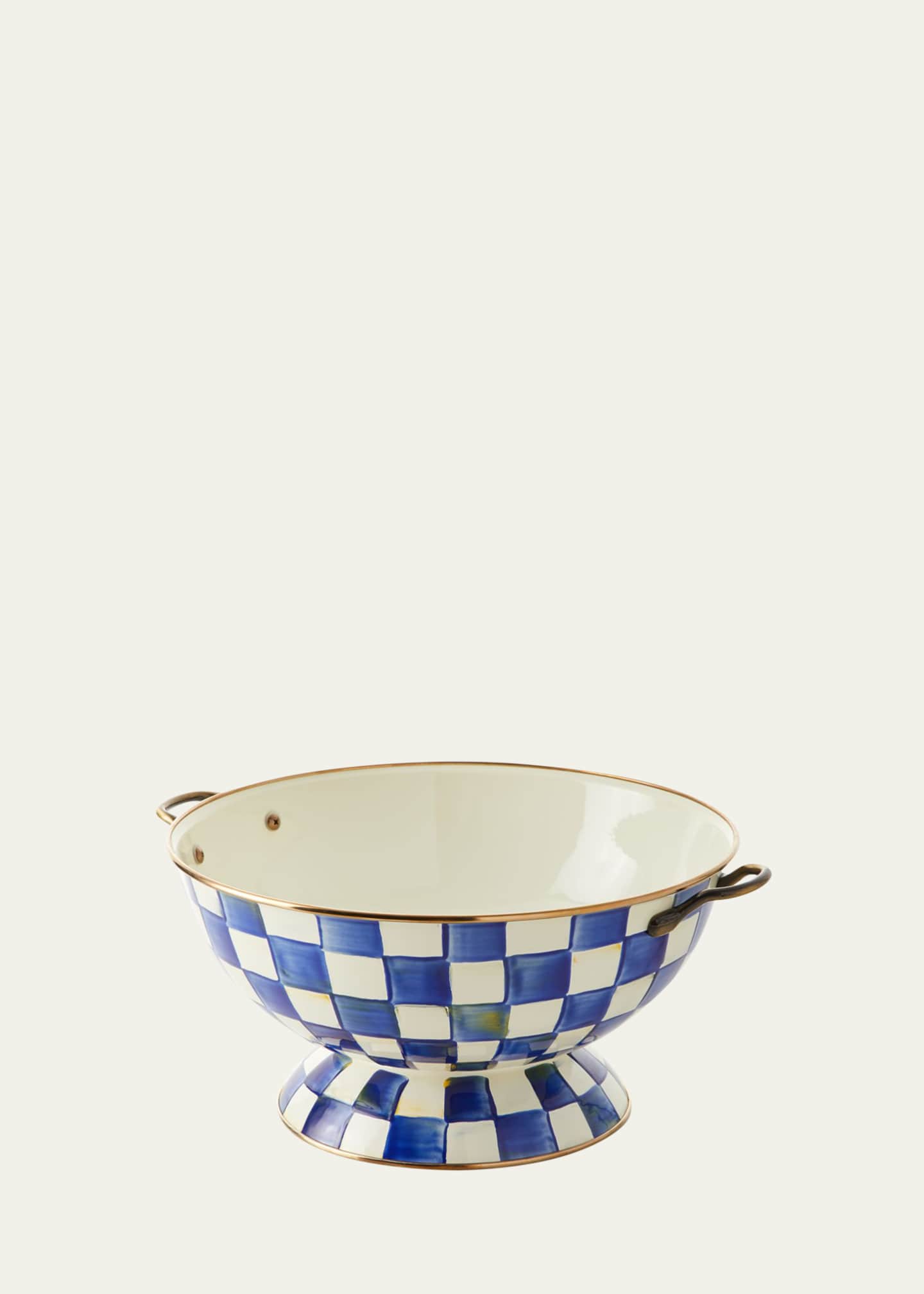 MacKenzie-Childs Royal Check Everything Bowl