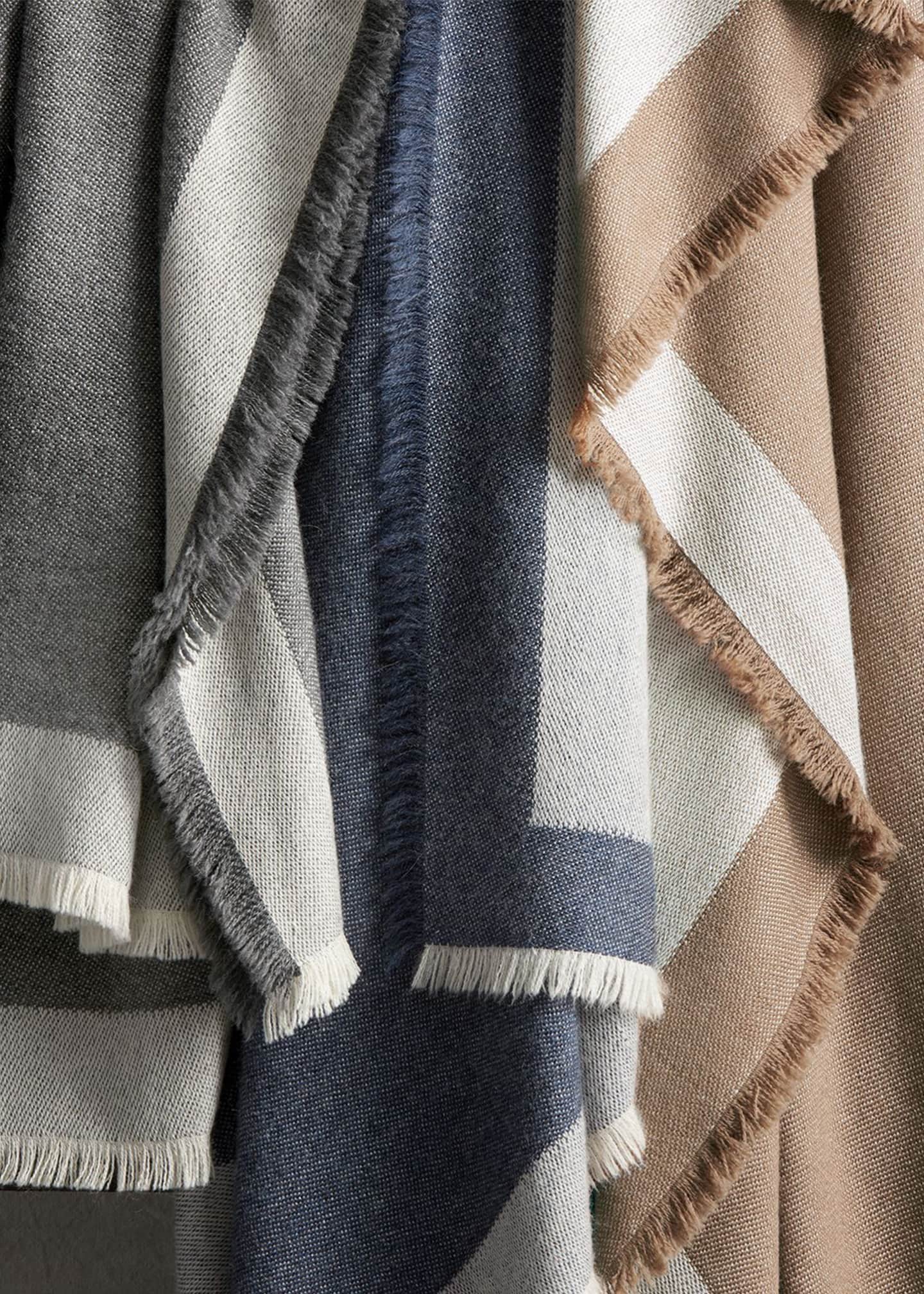 Matouk Suri Alpaca Eyelash Fringe Throw Blanket