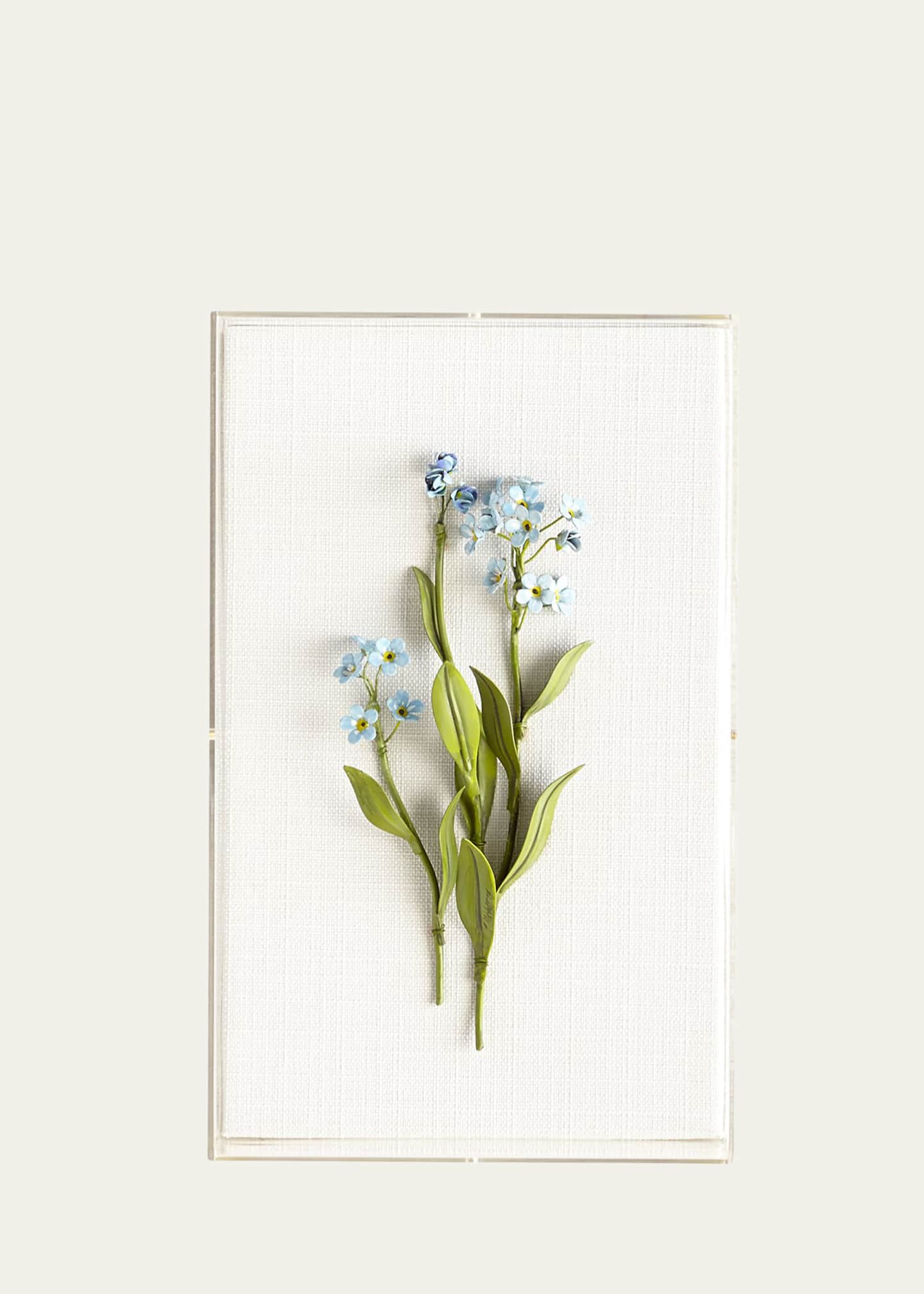 Tommy Mitchell Original Painted Forget-Me-Not Study