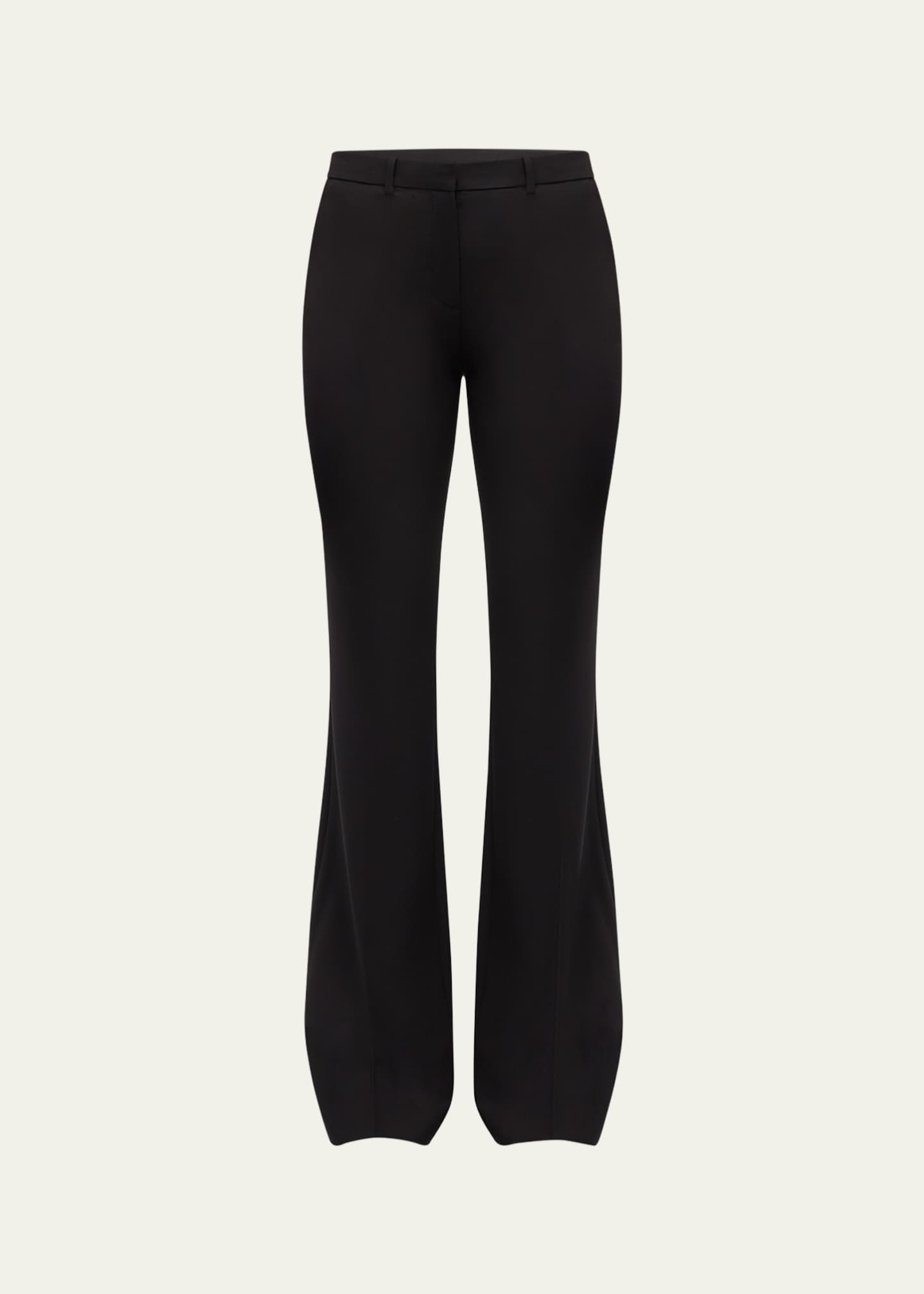 Theory Demitria Good Wool Suiting Pants - Black