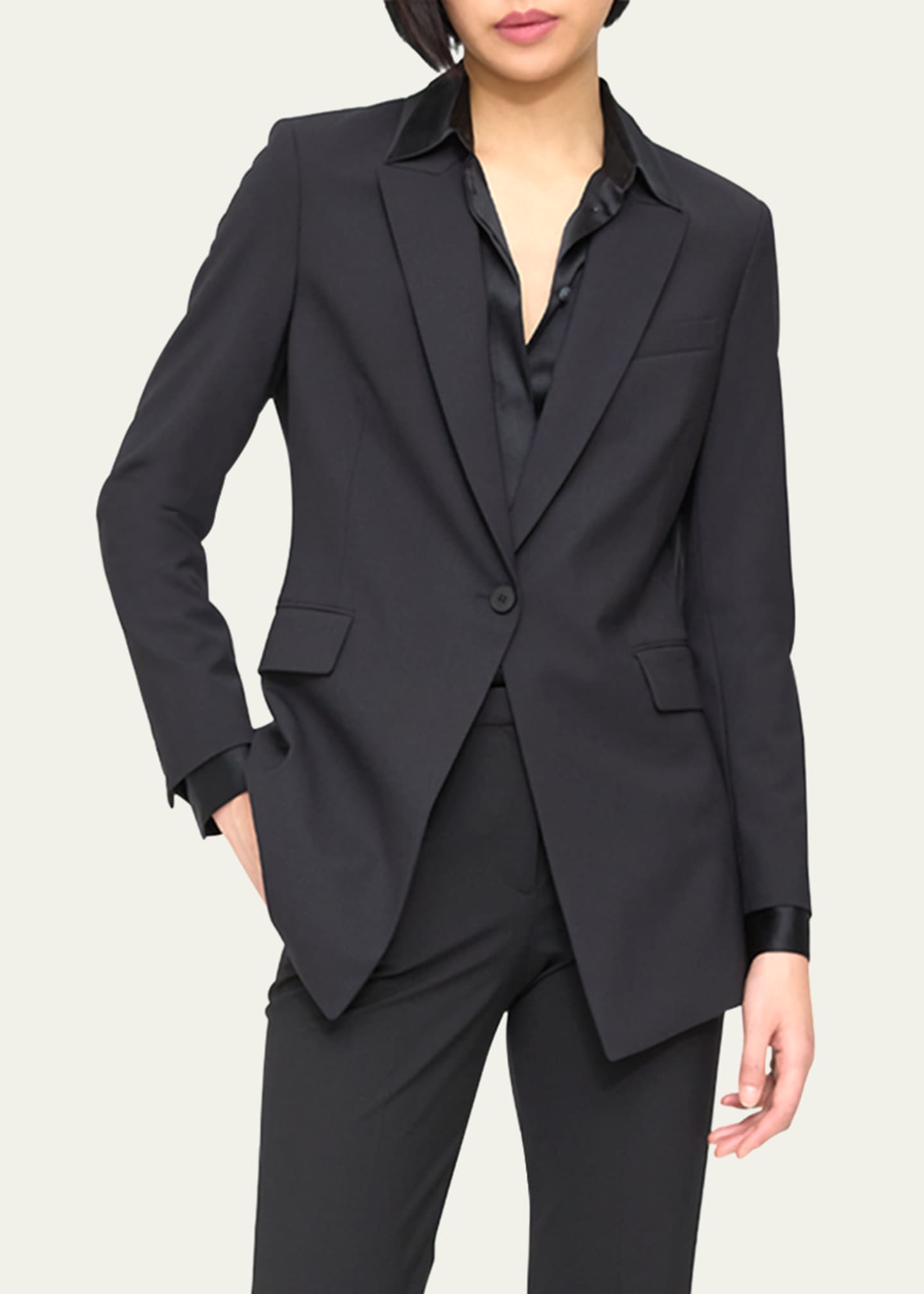 Theory wool cheap blazer dress