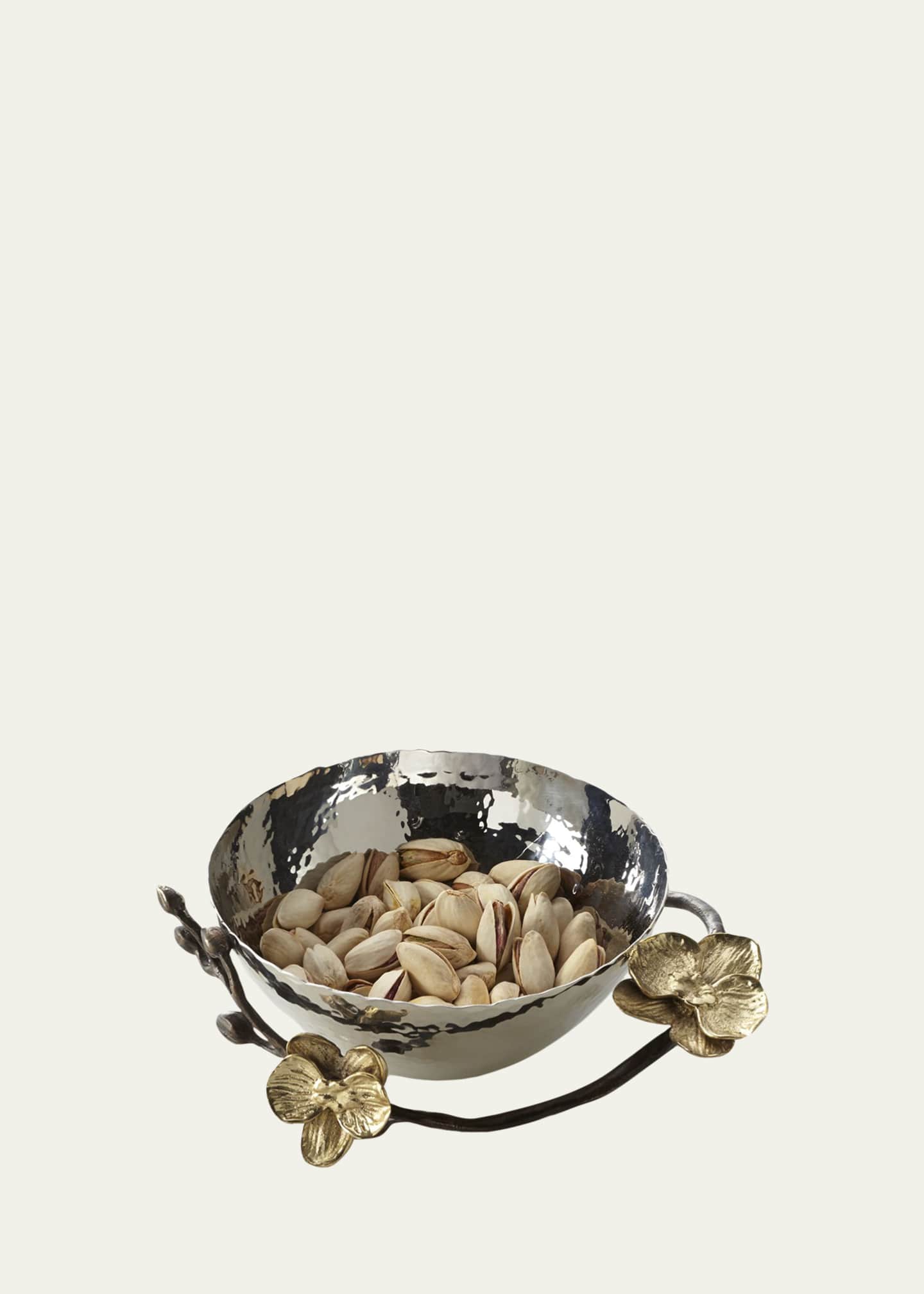 Michael Aram Gold Orchid Nut Bowl Image 1 of 2