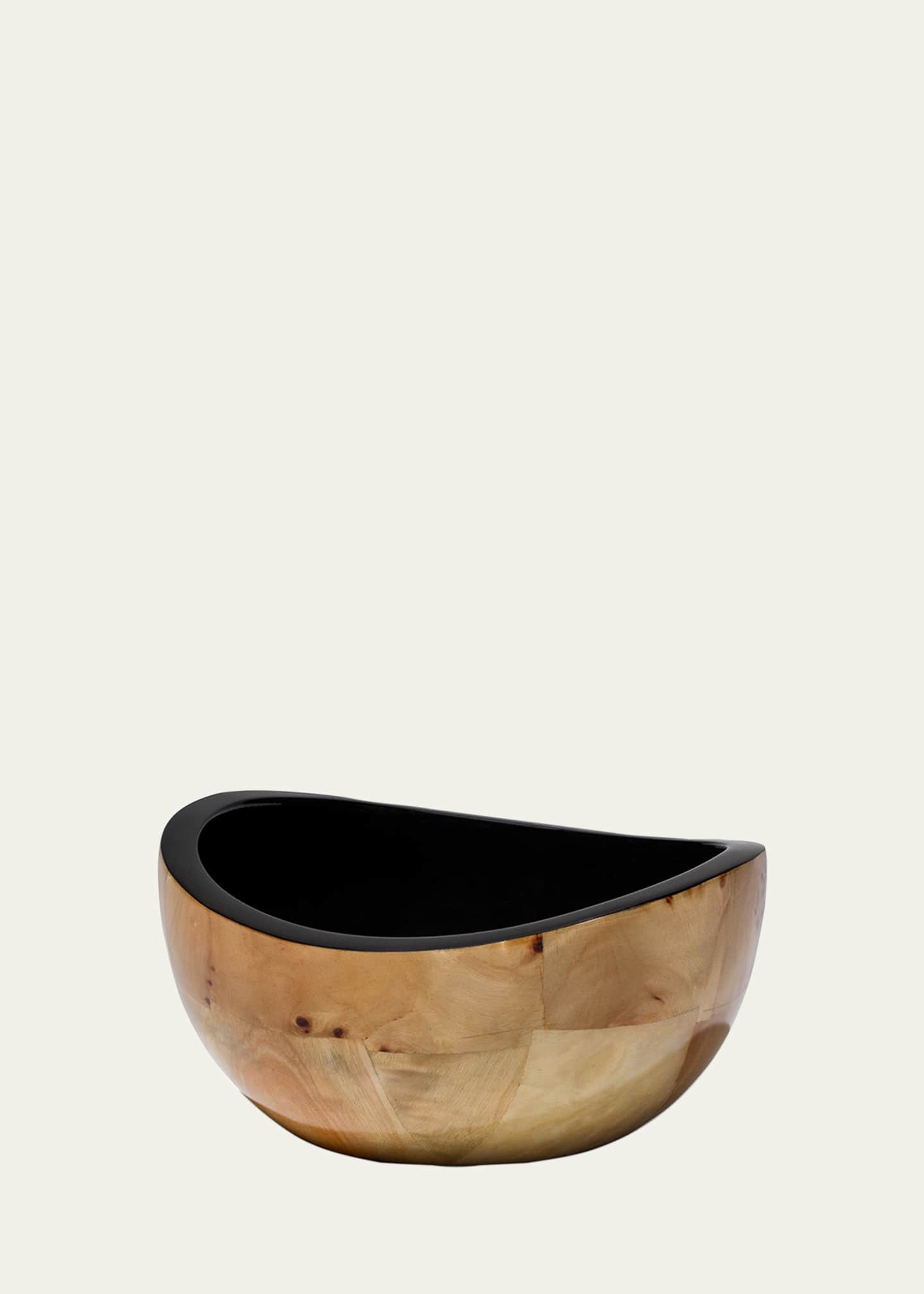 LADORADA Burl Veneer Accent Bowl Image 1 of 2