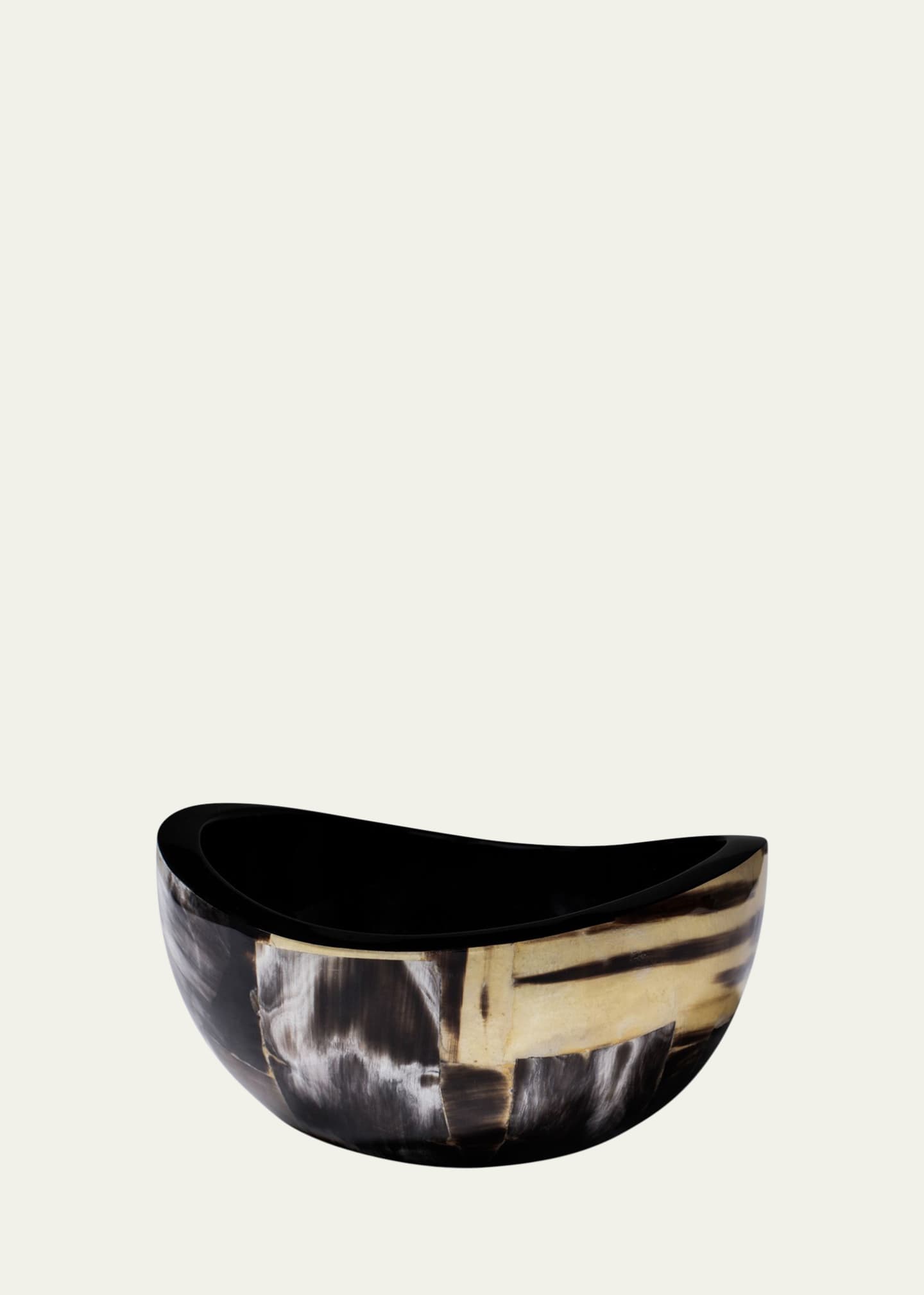 LADORADA Horn Veneer Accent Bowl Image 1 of 2