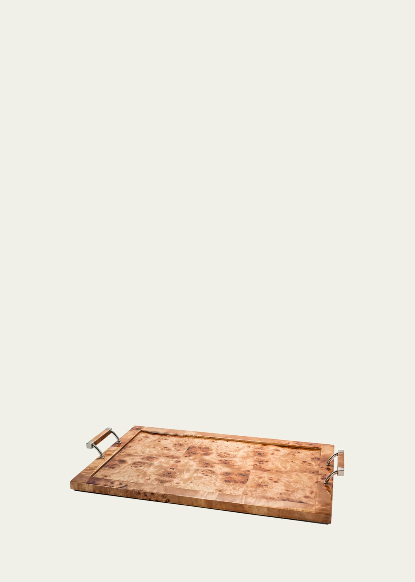 LADORADA Burl Veneer Large Tray Image 1 of 2