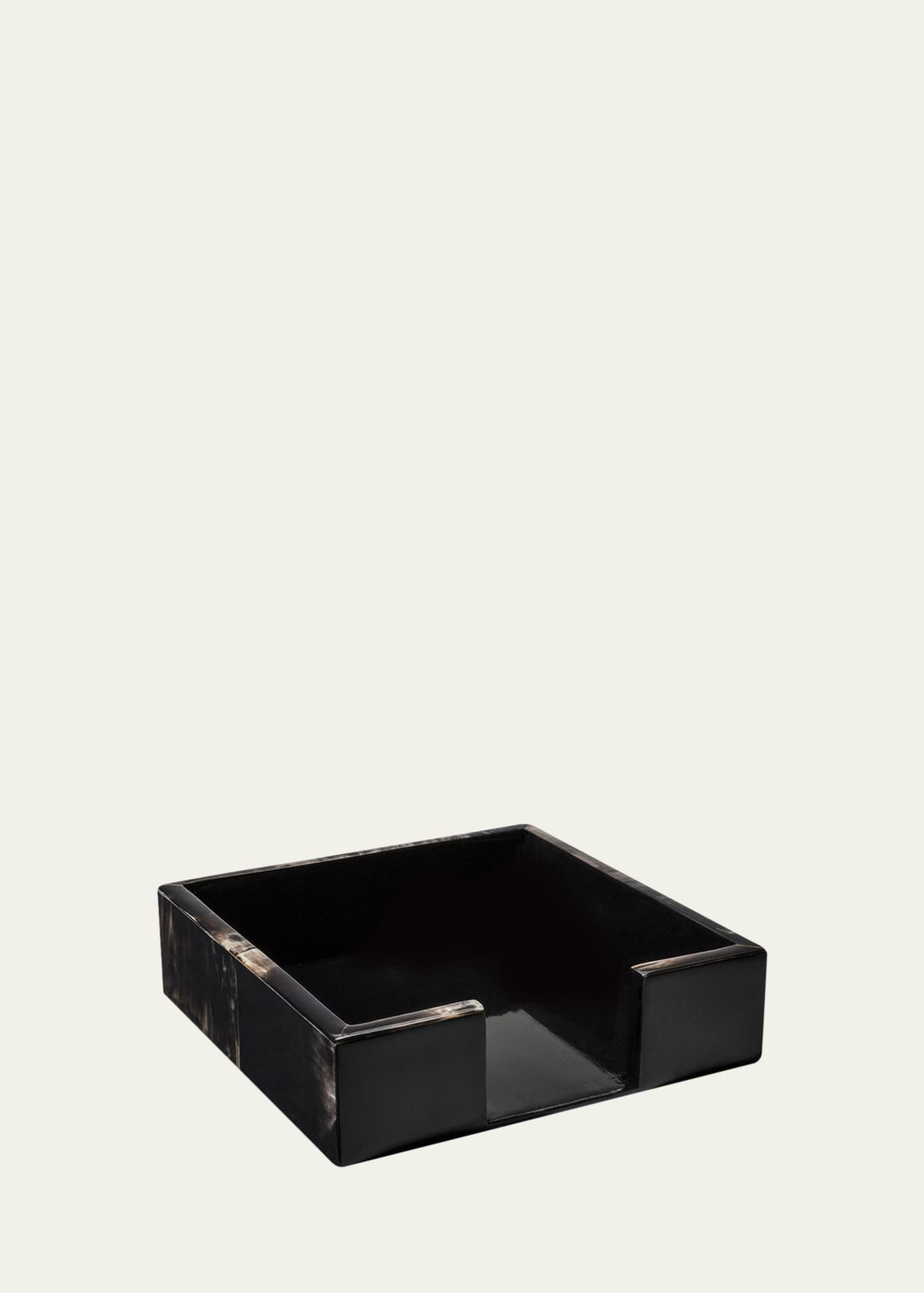 LADORADA Horn Veneer Large Dinner Napkin Holder Image 1 of 2