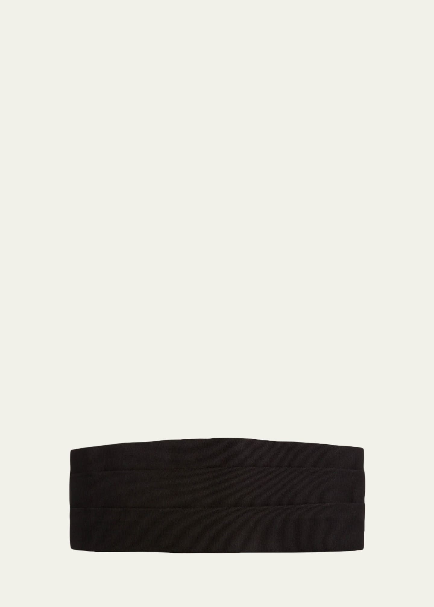 TOM FORD Men's Mulberry Silk Cummerbund