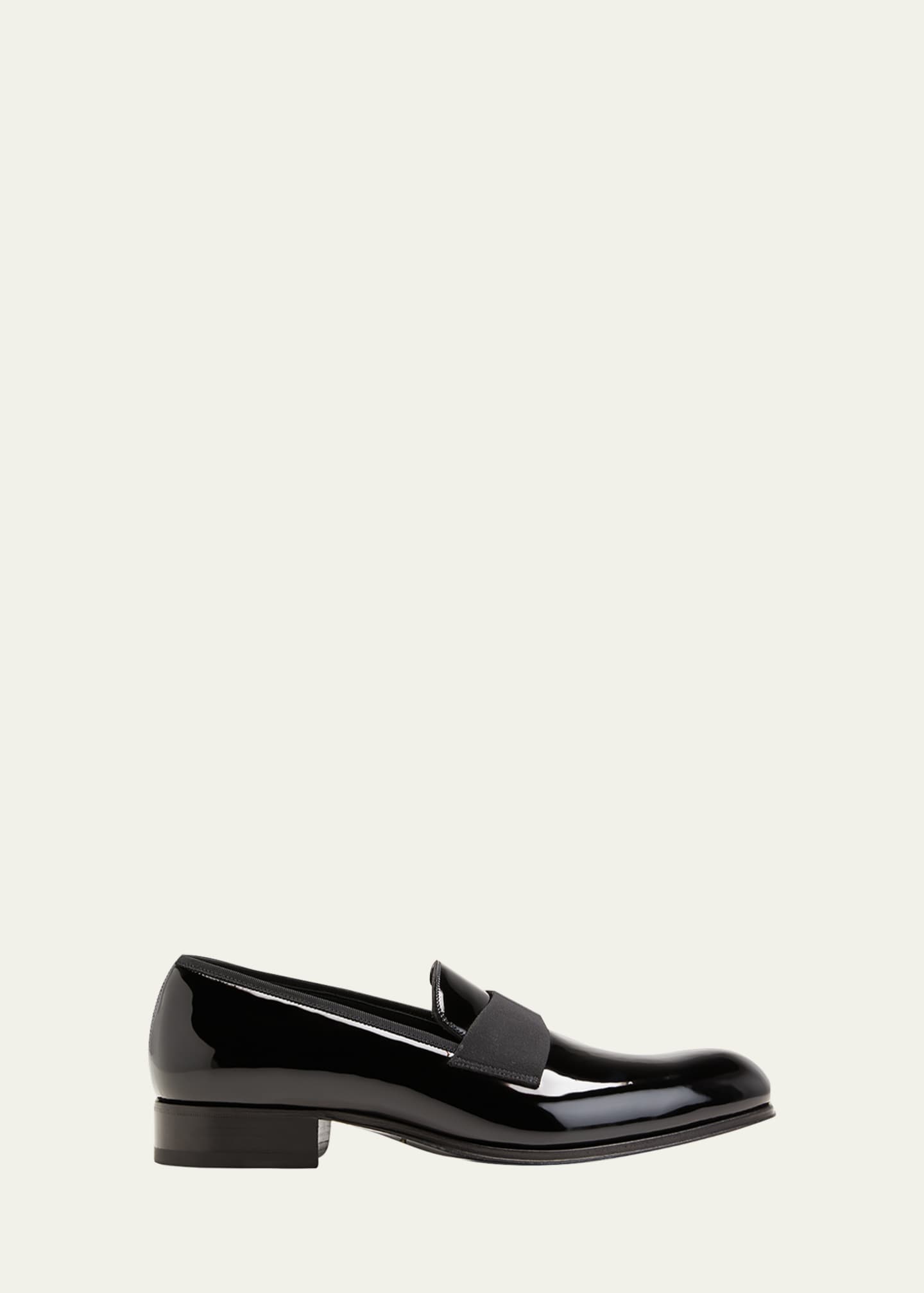 TOM FORD Men's Edgar Patent Leather Loafers - Bergdorf Goodman