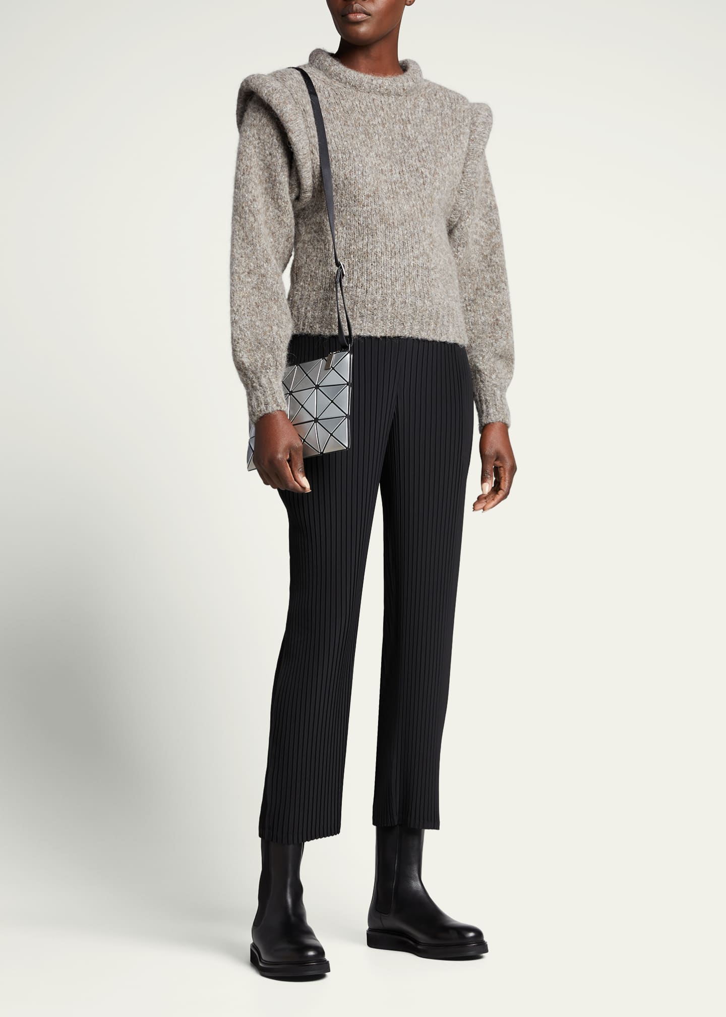 BAO BAO ISSEY MIYAKE Lucent Geo Tile Crossbody Clutch Bag Image 5 of 5