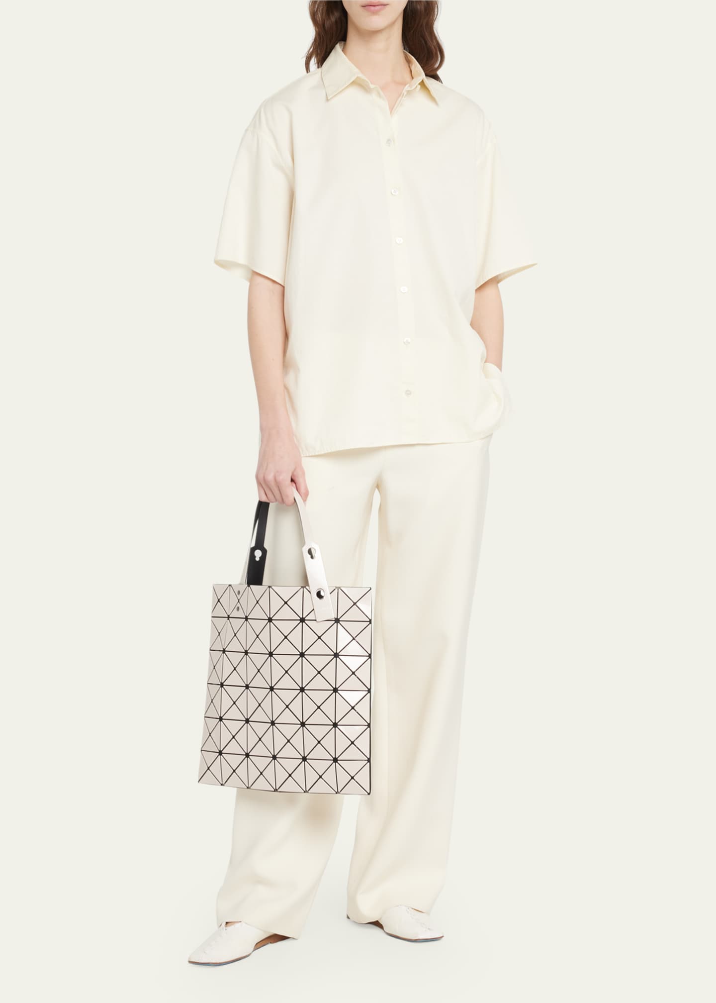 BAO BAO ISSEY MIYAKE Lucent Geo Lightweight Collapsible Tote Bag Image 5 of 5