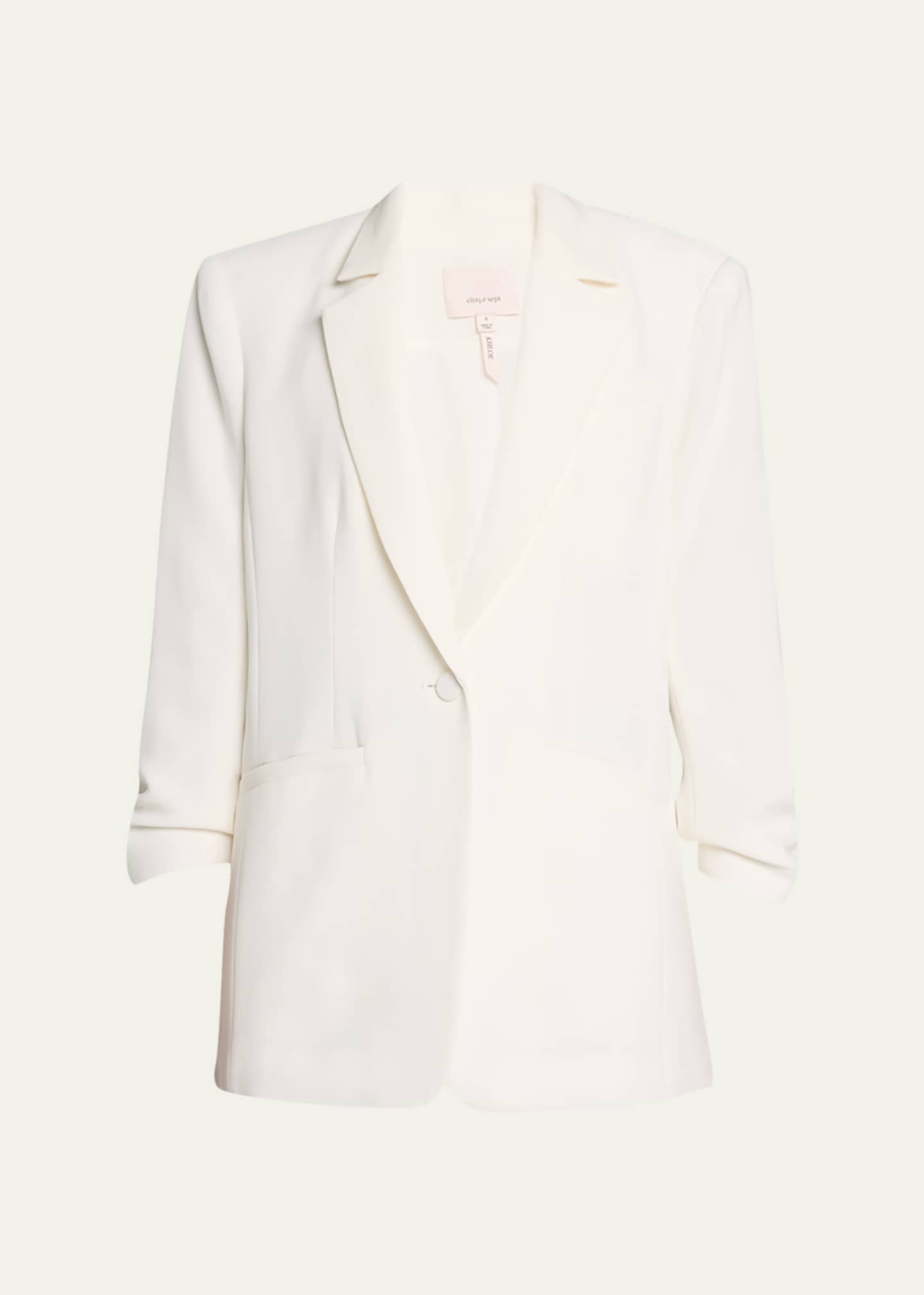 Cinq a Sept Khloe Crepe 3/4-Sleeve Blazer Image 1 of 5