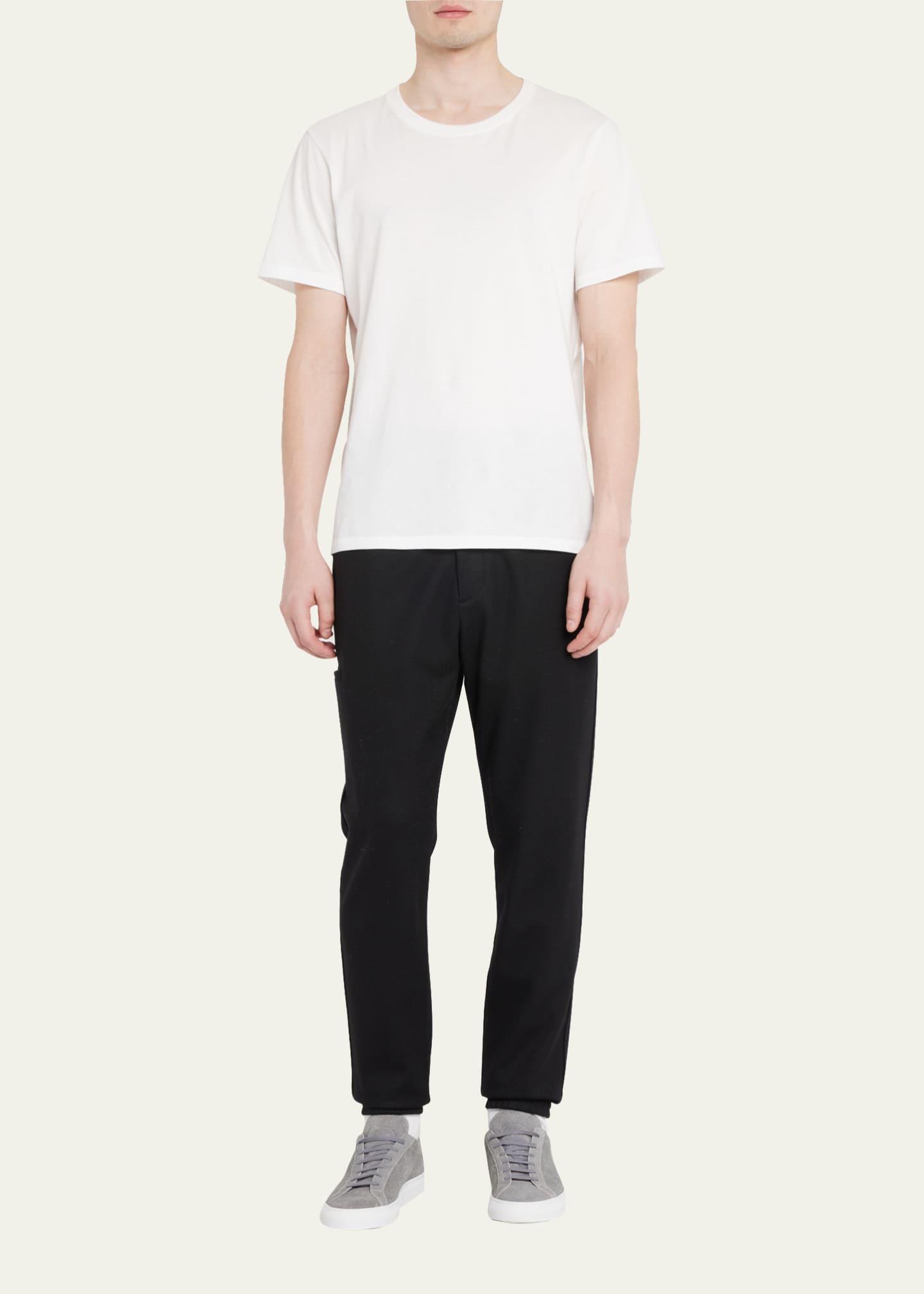 Common Projects x B.shop Men’s Achilles Patterned Suede Low-Top Sneakers Image 3 of 5