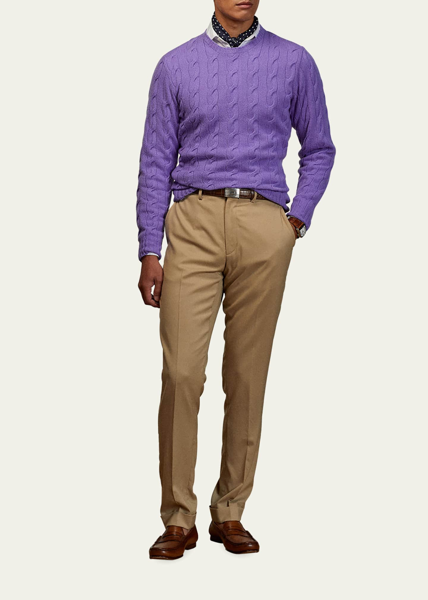 Ralph Lauren Purple Label Men's Gregory Gabardine Trousers