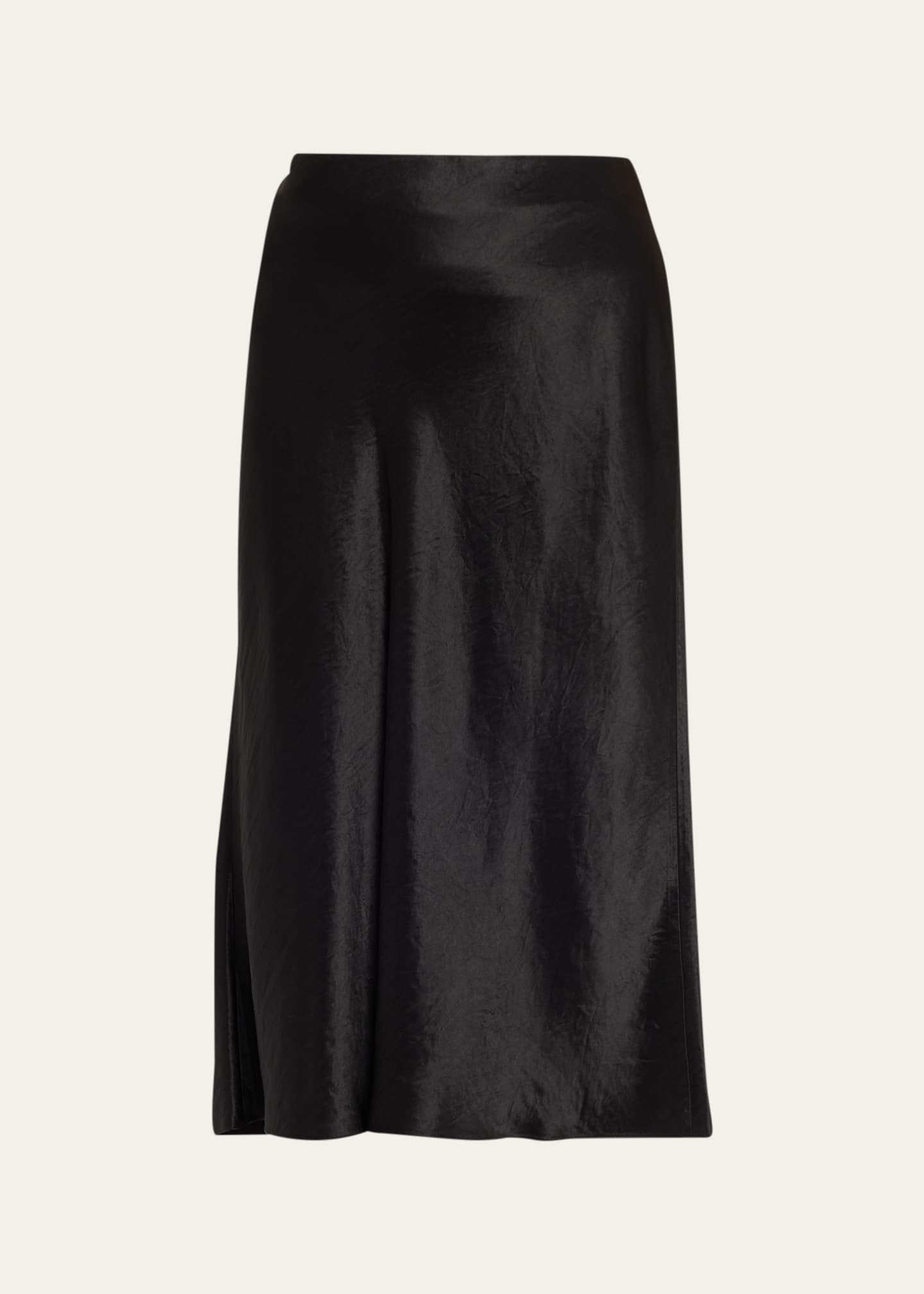 Vince black midi skirt hot sale