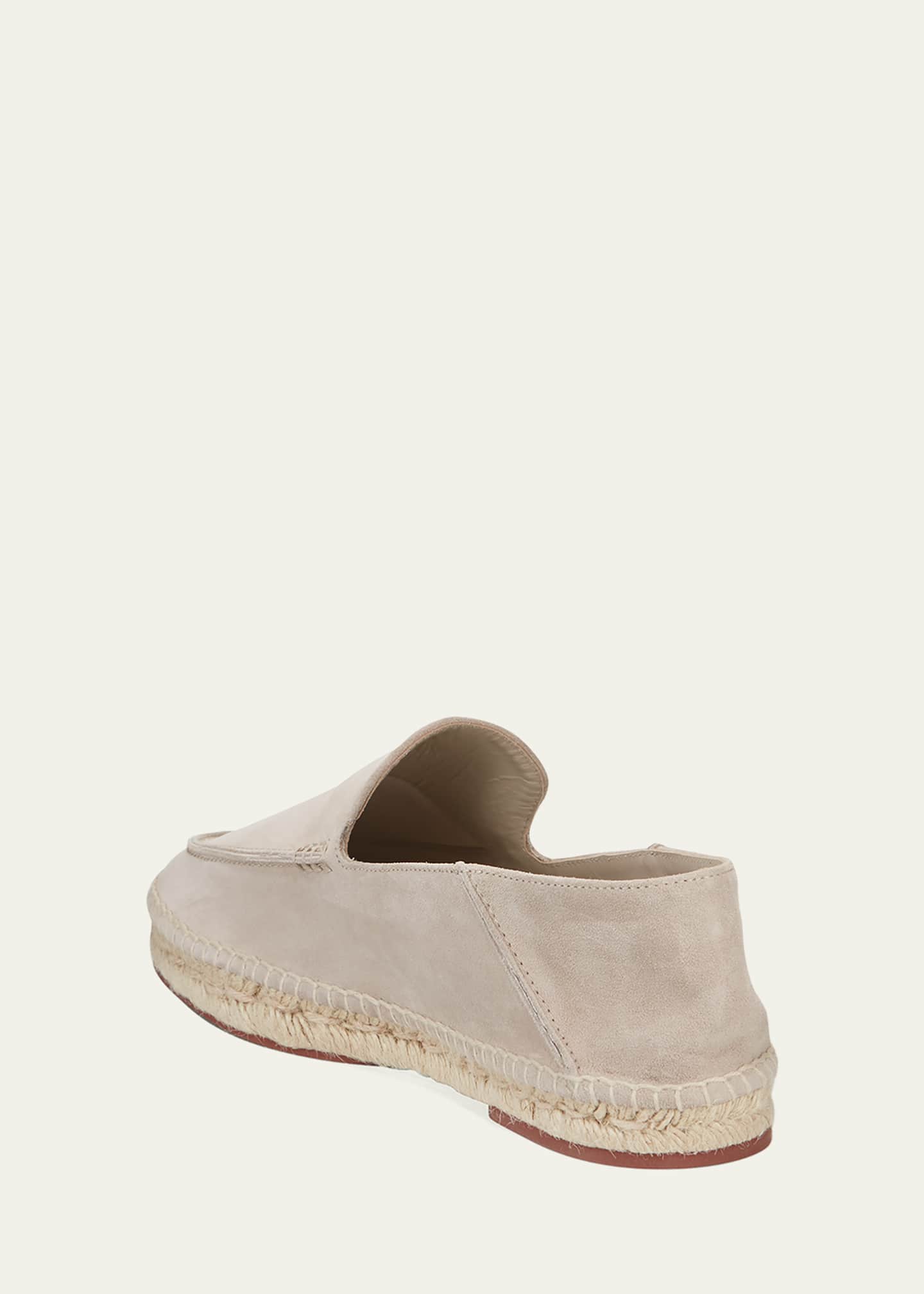 Loro Piana Men's Foldover Suede Espadrille Image 4 of 6