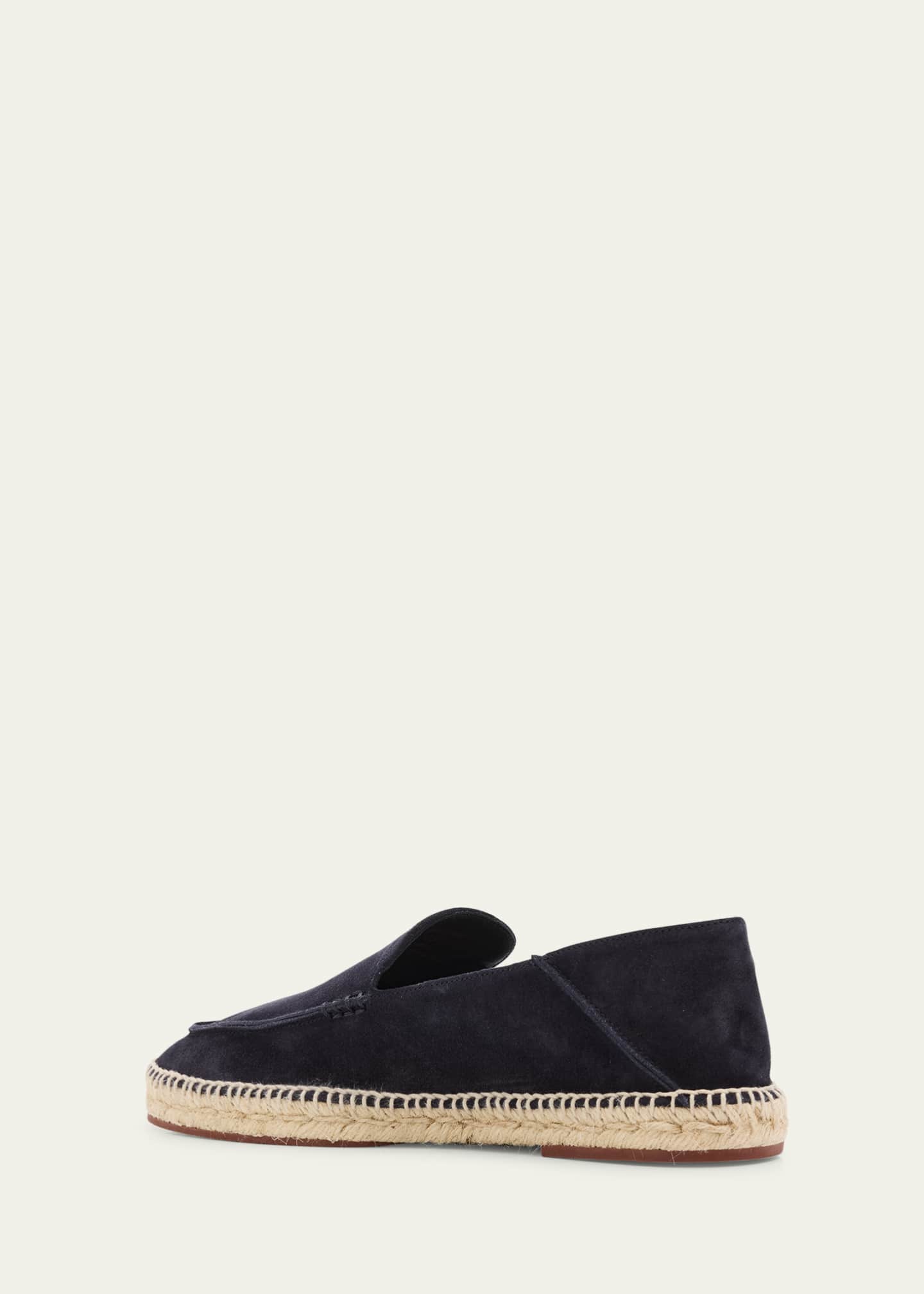 Loro Piana Men's Foldover Suede Espadrille Image 4 of 6